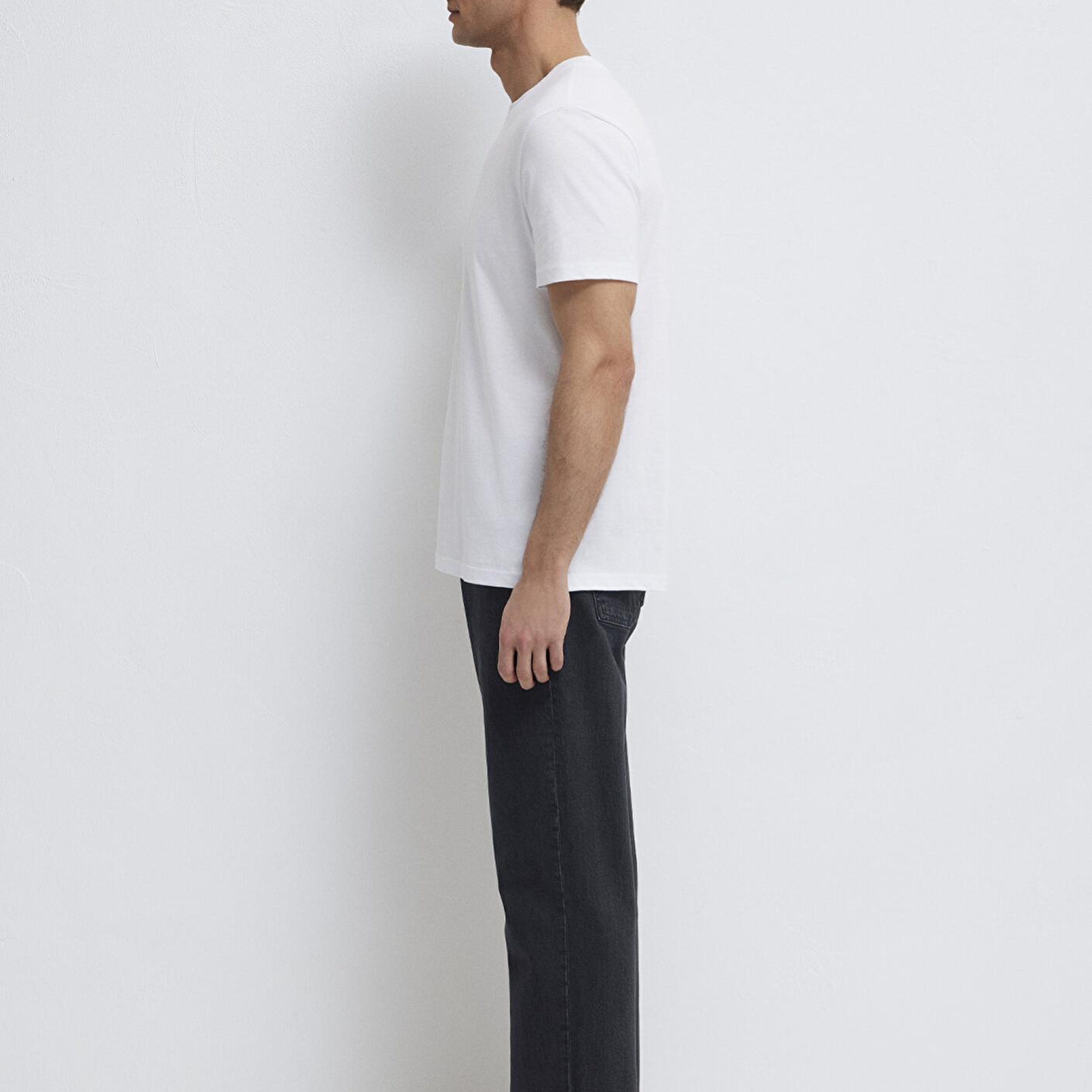 Mavi Organik Pamuk Beyaz Tişört Regular Fit / Normal Kesim 066483-620