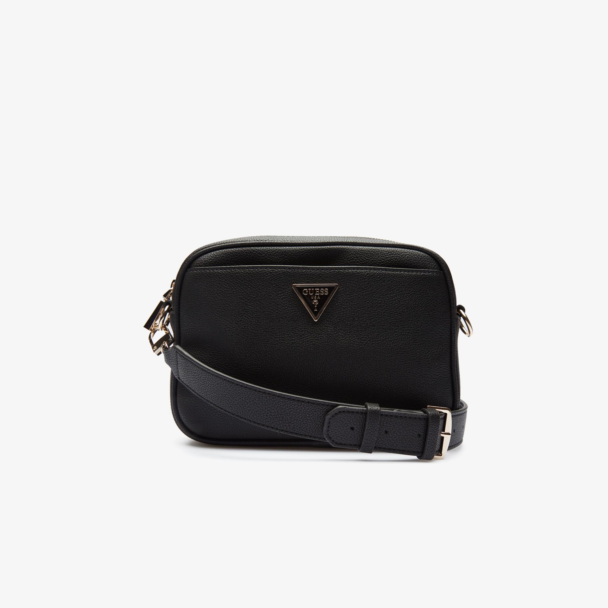 Guess Emiliya Girlfriend S Heritage Pop Cnvrtbl Camera Kadın Siyah Çapraz Çanta