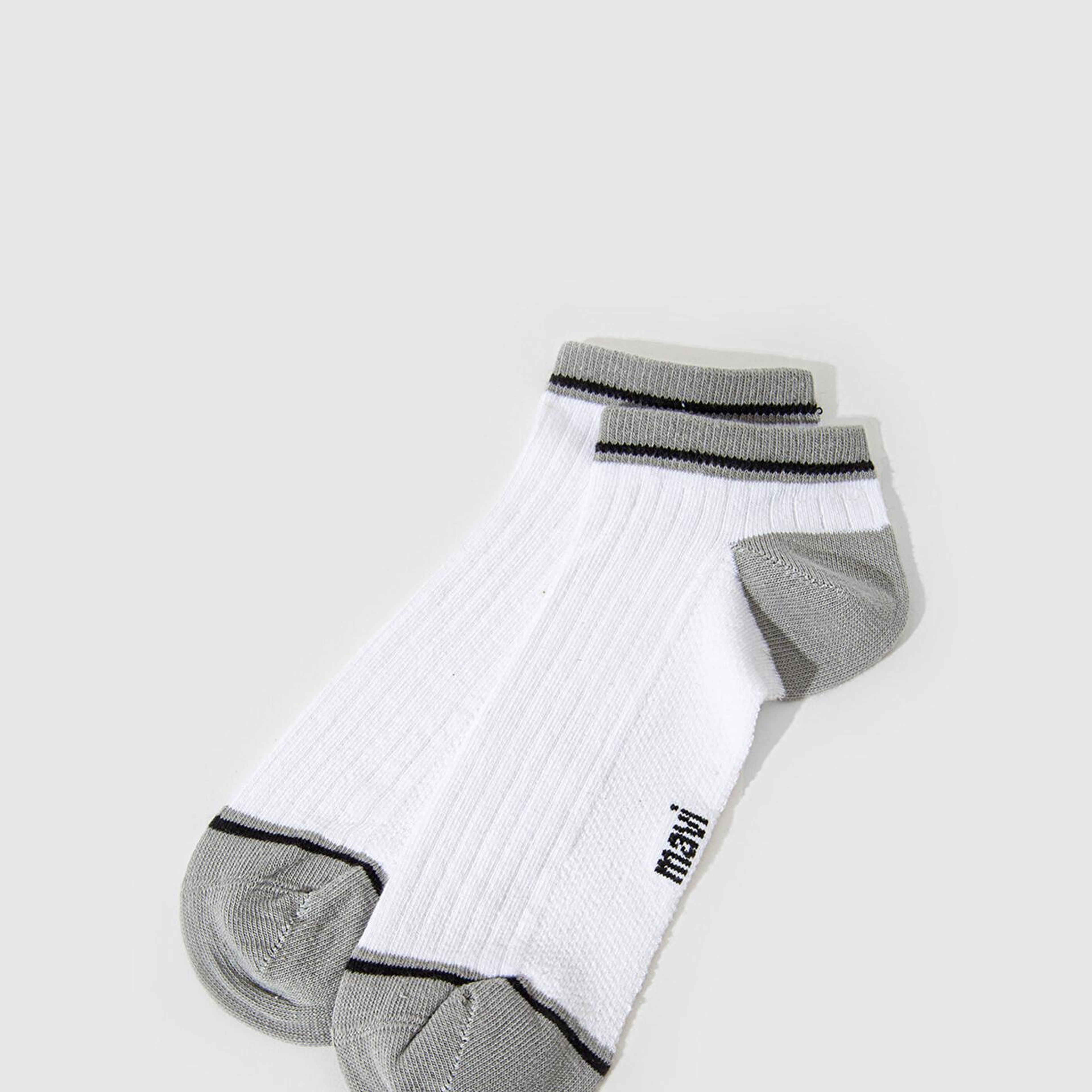 Mavi 2li Beyaz Patik Çorap 0911607-620