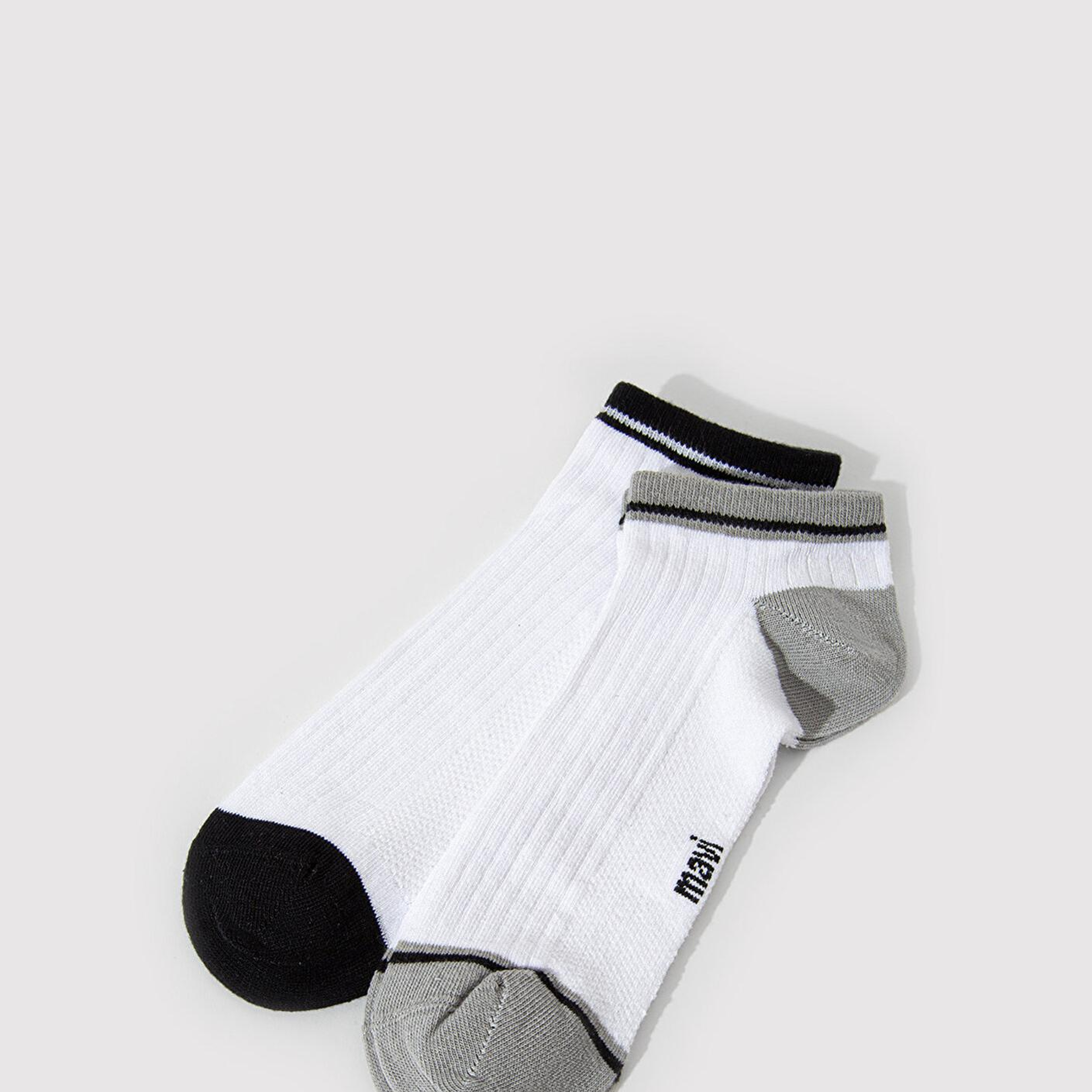 Mavi 2li Beyaz Patik Çorap 0911607-620