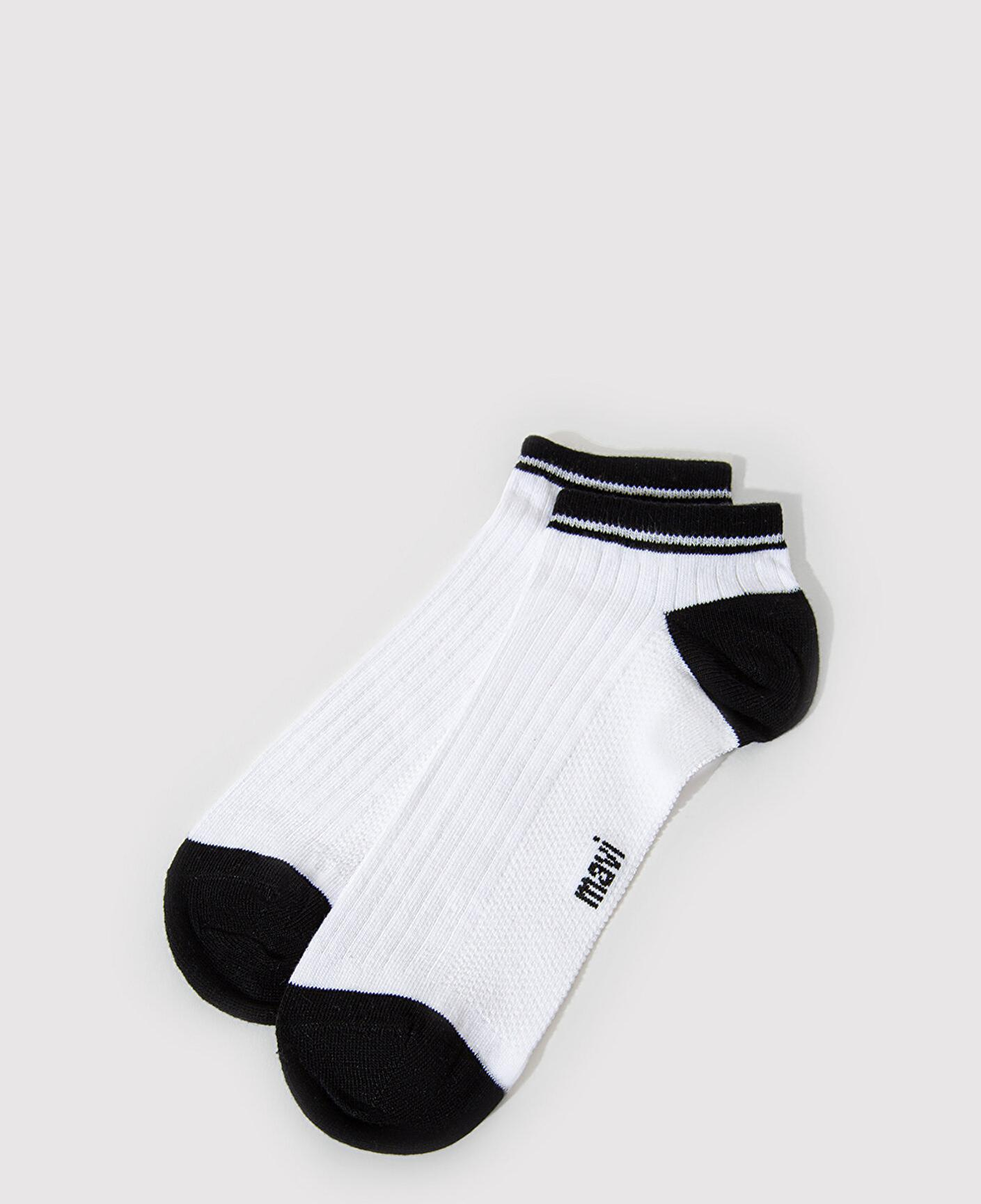 Mavi 2li Beyaz Patik Çorap 0911607-620