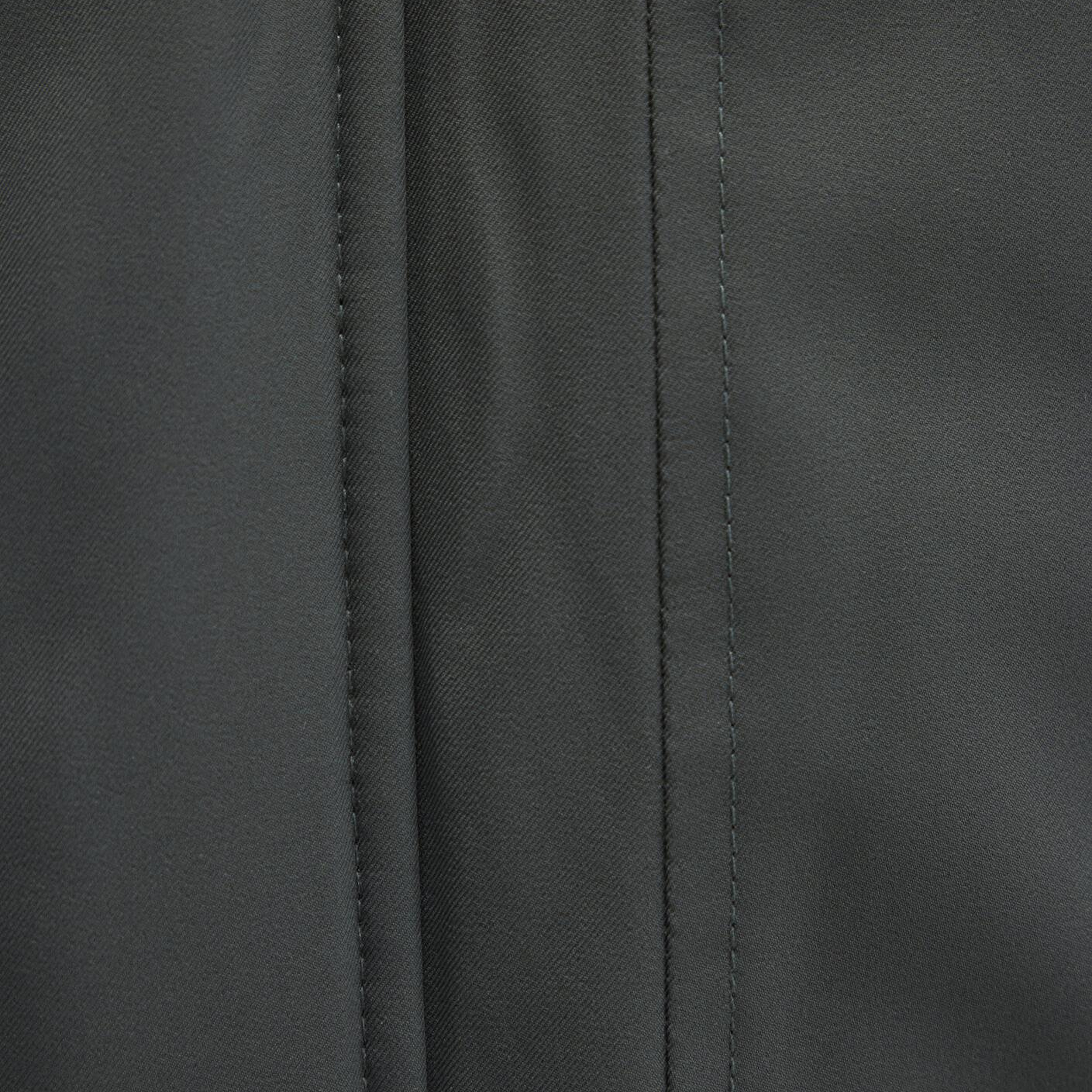 Mavi Kapüşonlu Yeşil Parka Loose Fit / Bol Rahat Kesim 0110472-71598