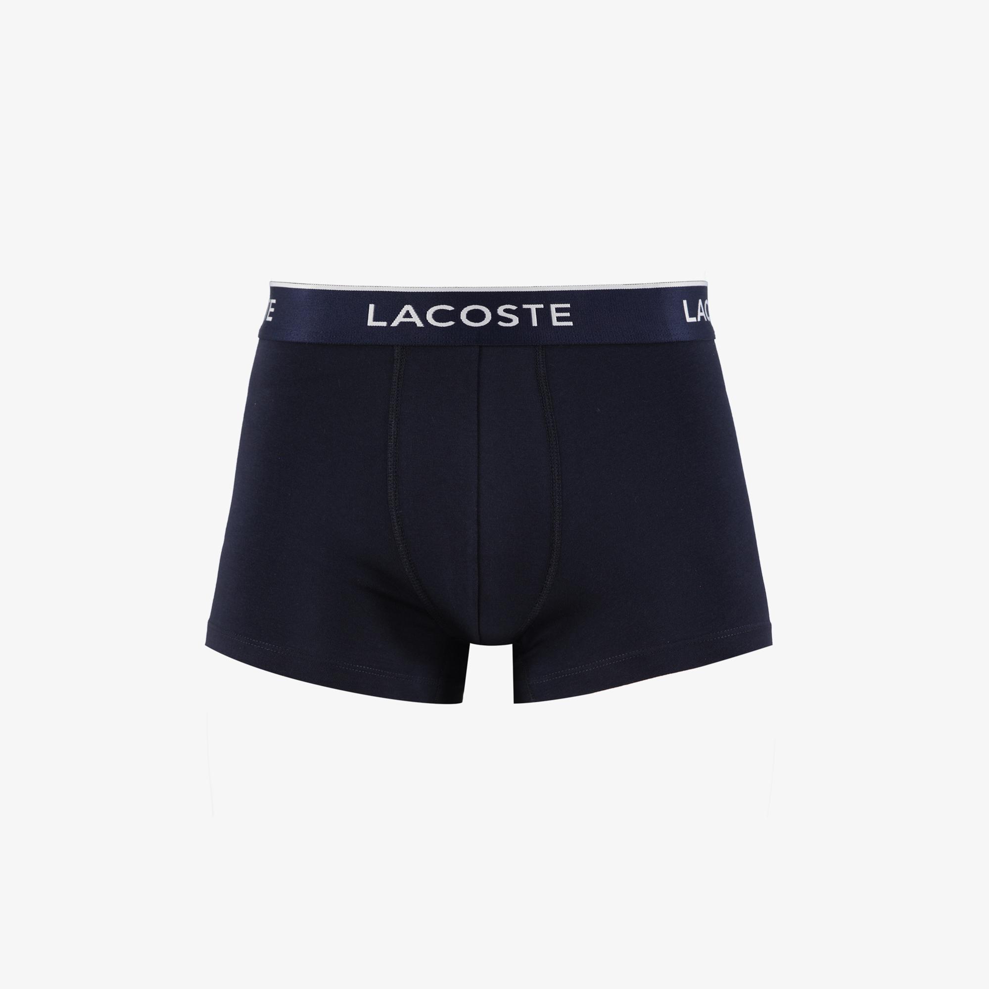 Lacoste Erkek 3'lü Lacivert Boxer