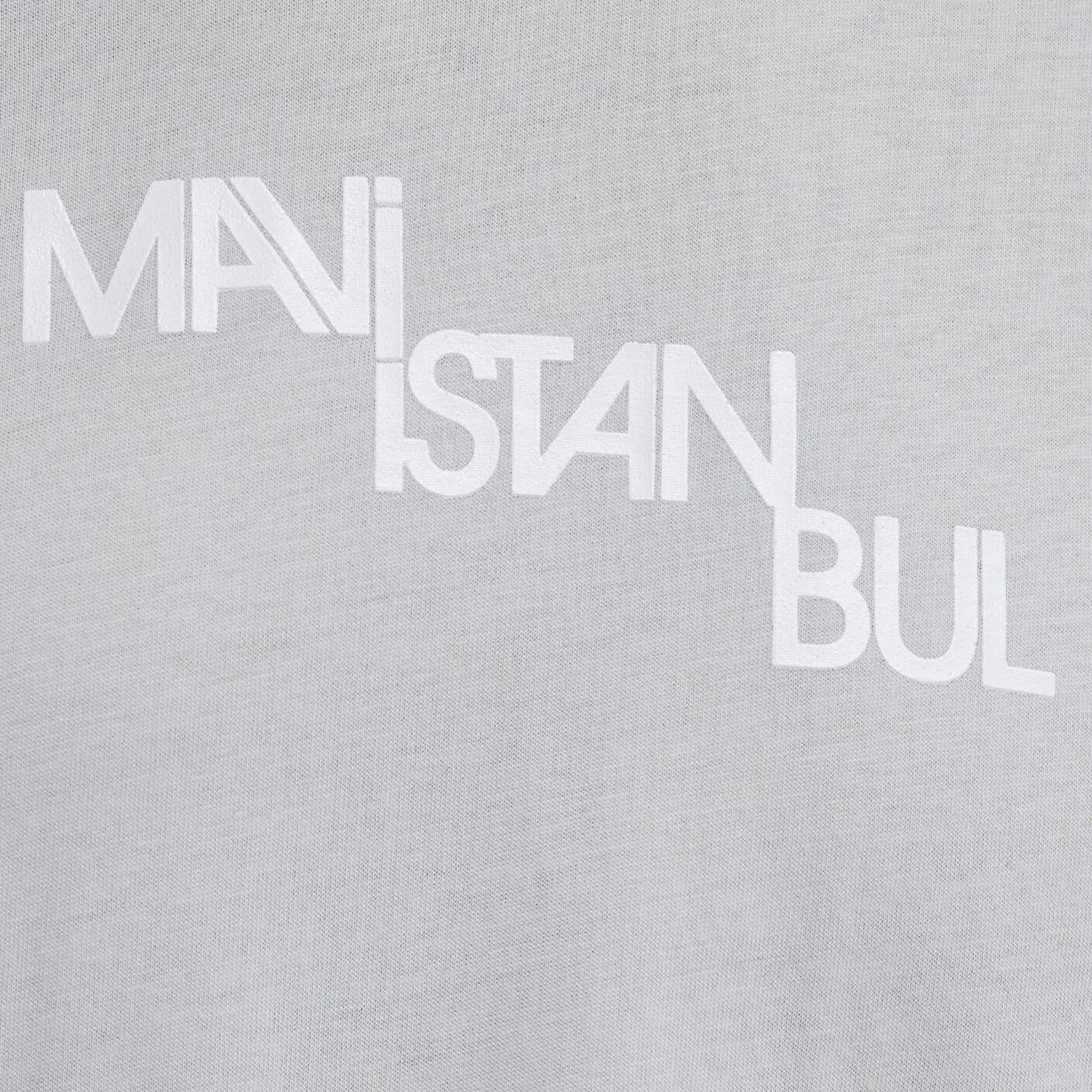 Mavi Mavi İstanbul Baskılı Gri Tişört Regular Fit / Normal Kesim 0612274-70075