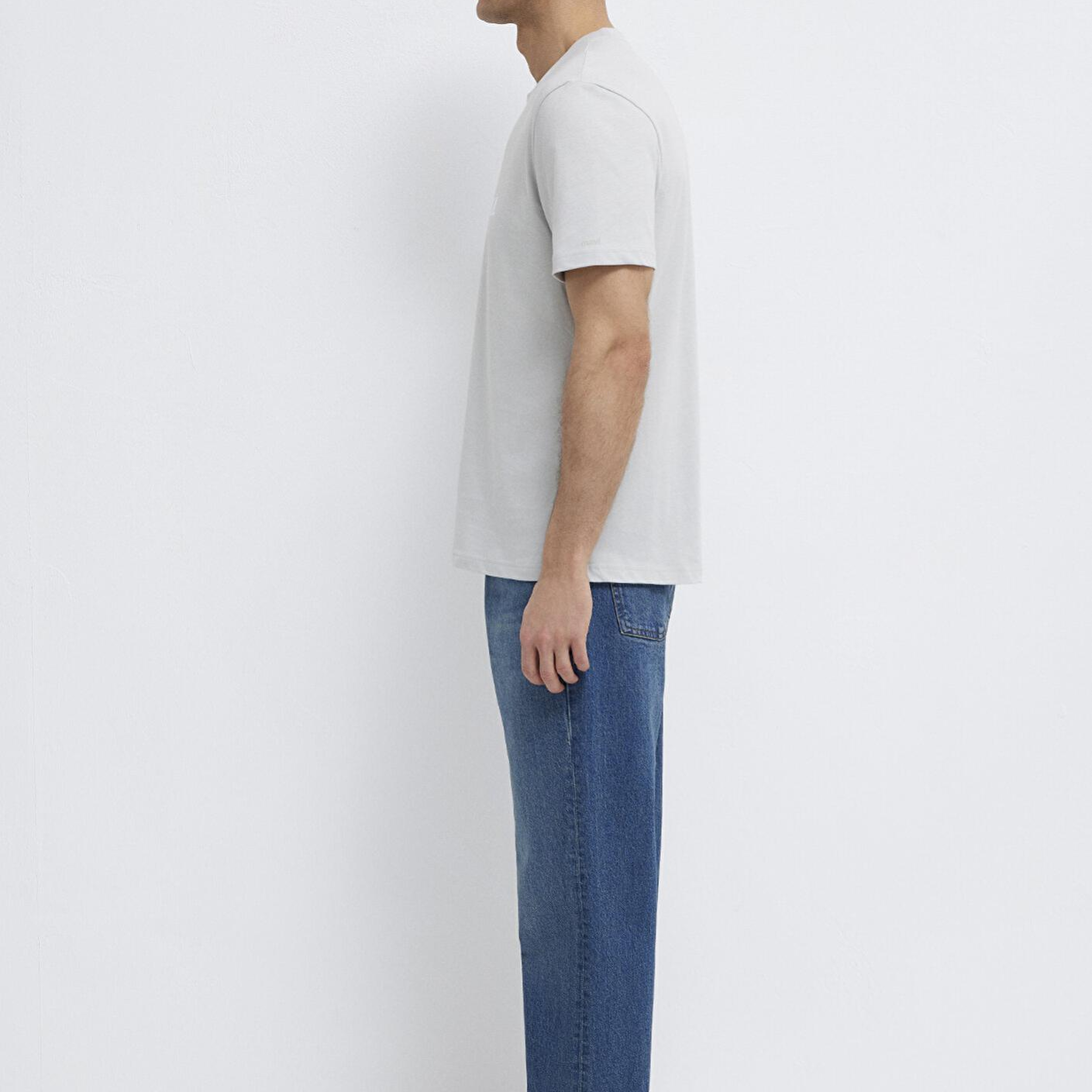 Mavi Mavi İstanbul Baskılı Gri Tişört Regular Fit / Normal Kesim 0612274-70075