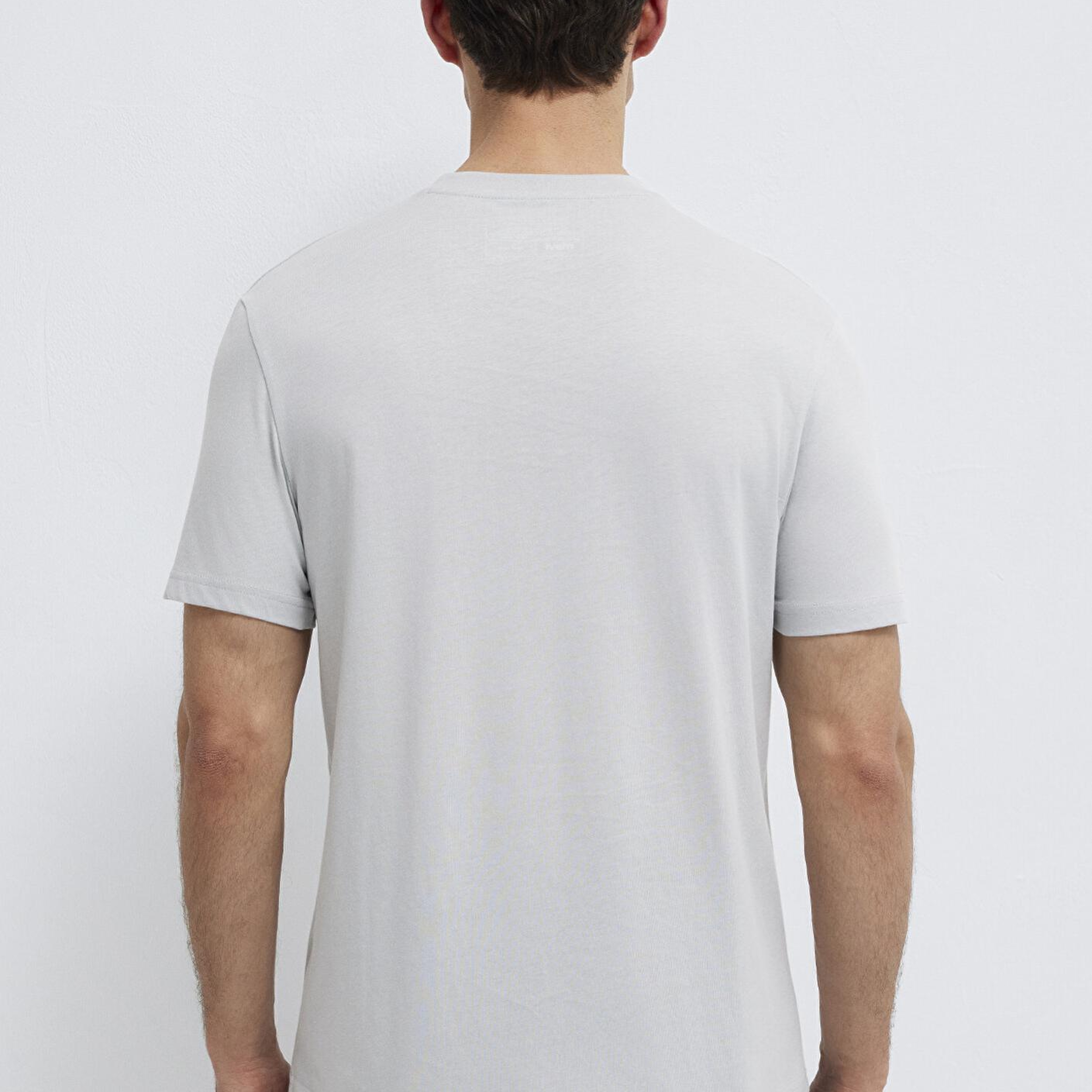 Mavi Mavi İstanbul Baskılı Gri Tişört Regular Fit / Normal Kesim 0612274-70075