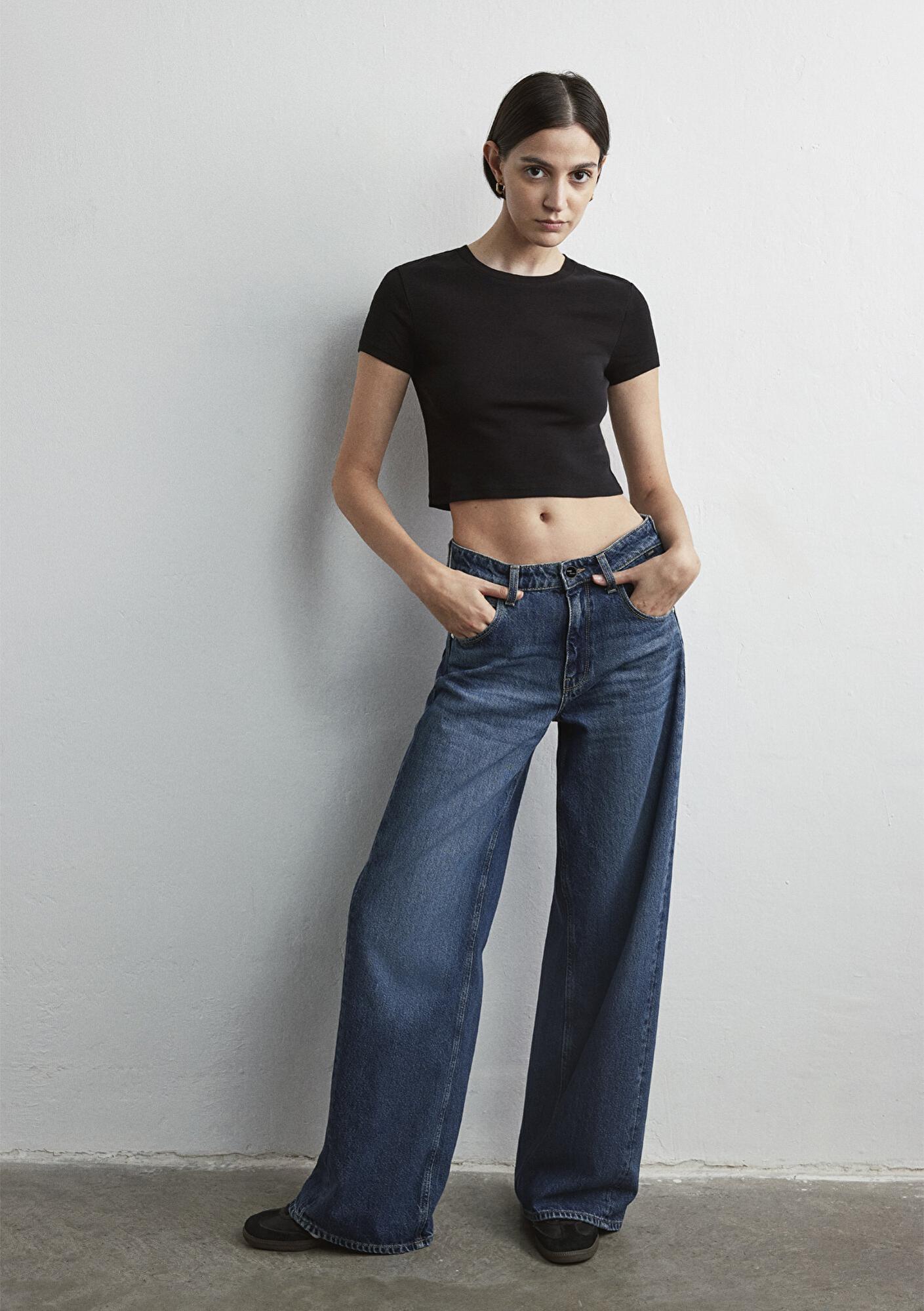 Mavi Siena Iconic Puslu Koyu Mavi  Jean Pantolon 1010763-87748