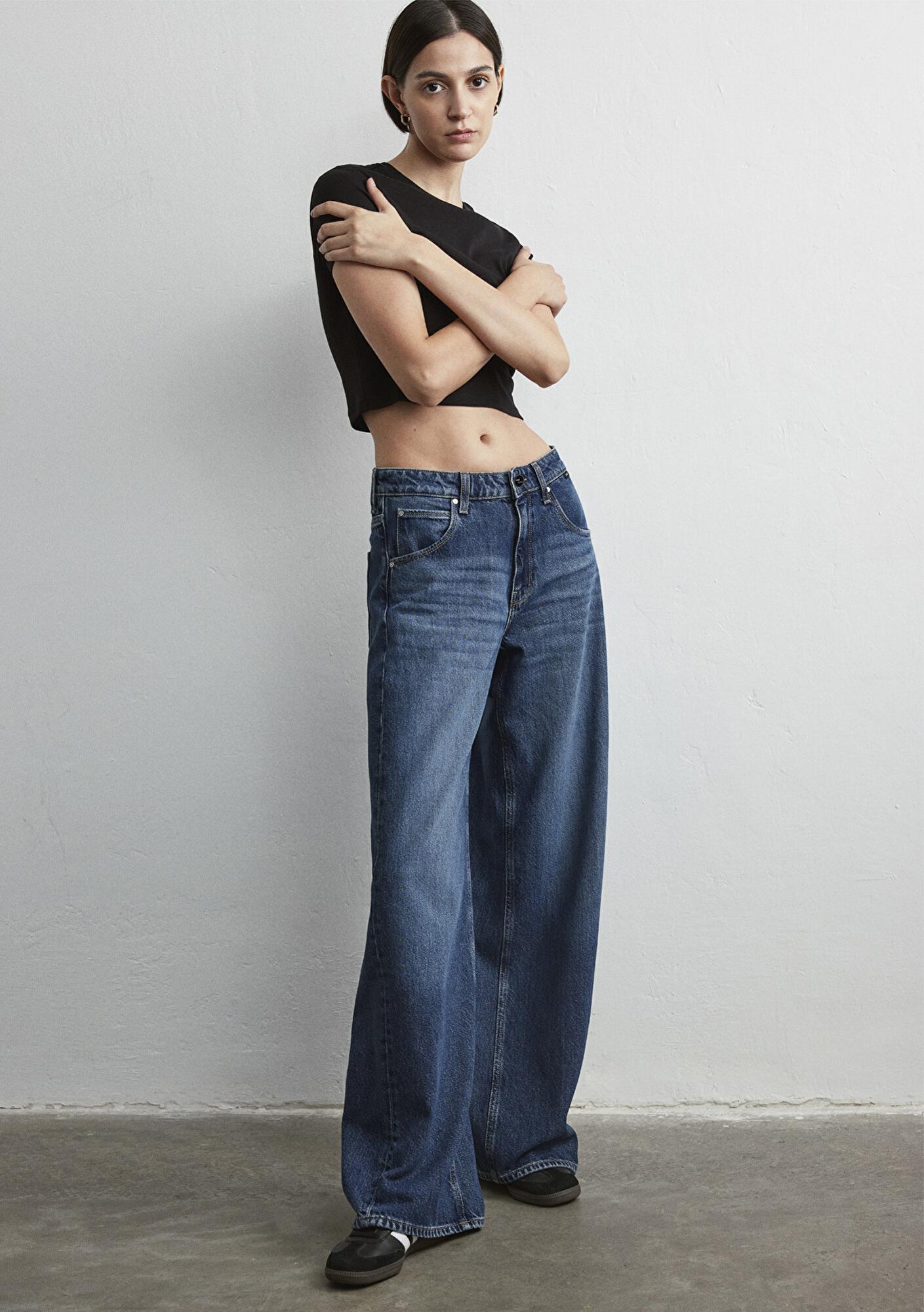 Mavi Siena Iconic Puslu Koyu Mavi  Jean Pantolon 1010763-87748