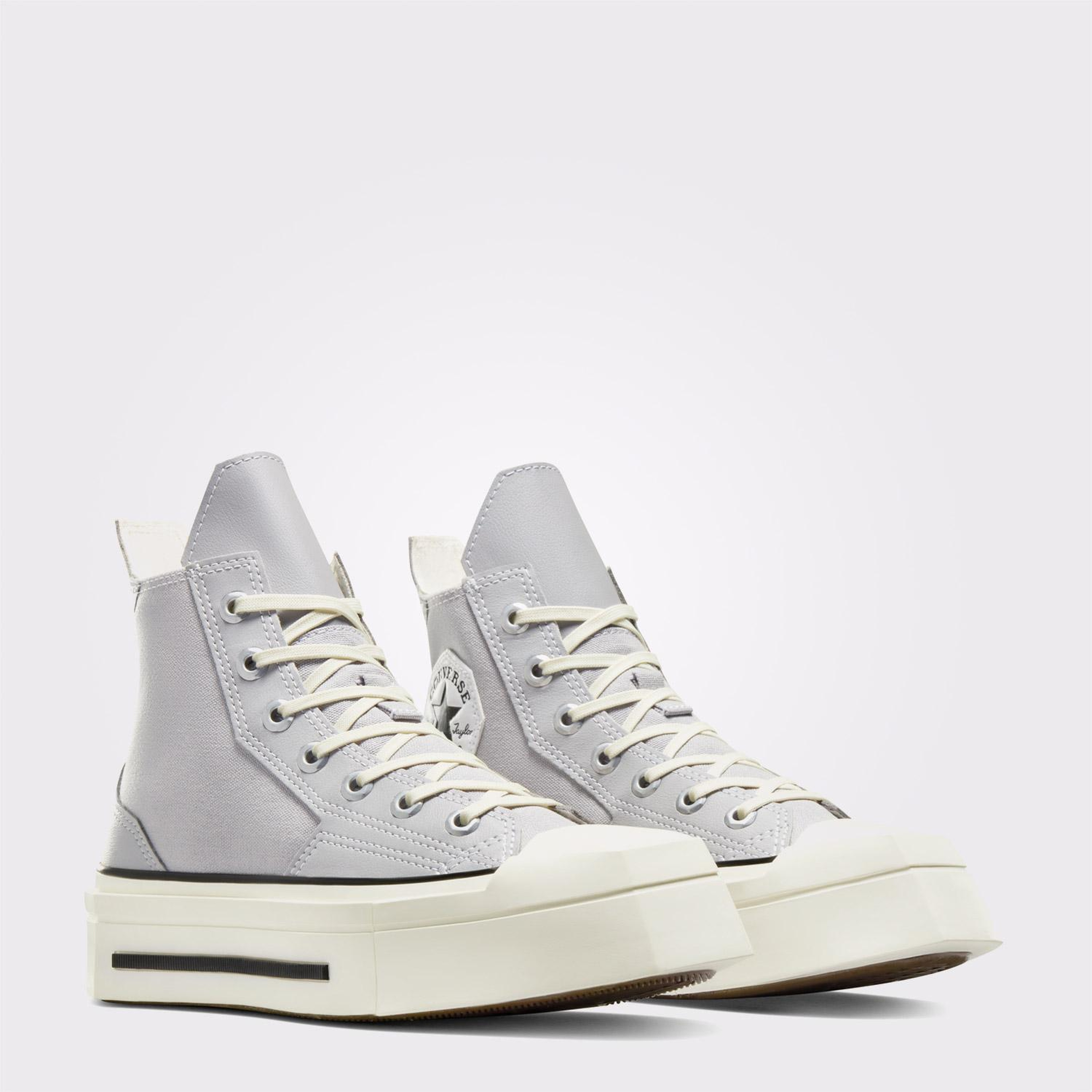 Converse Chuck 70 De Luxe Squared Unisex Gri Platform Sneaker