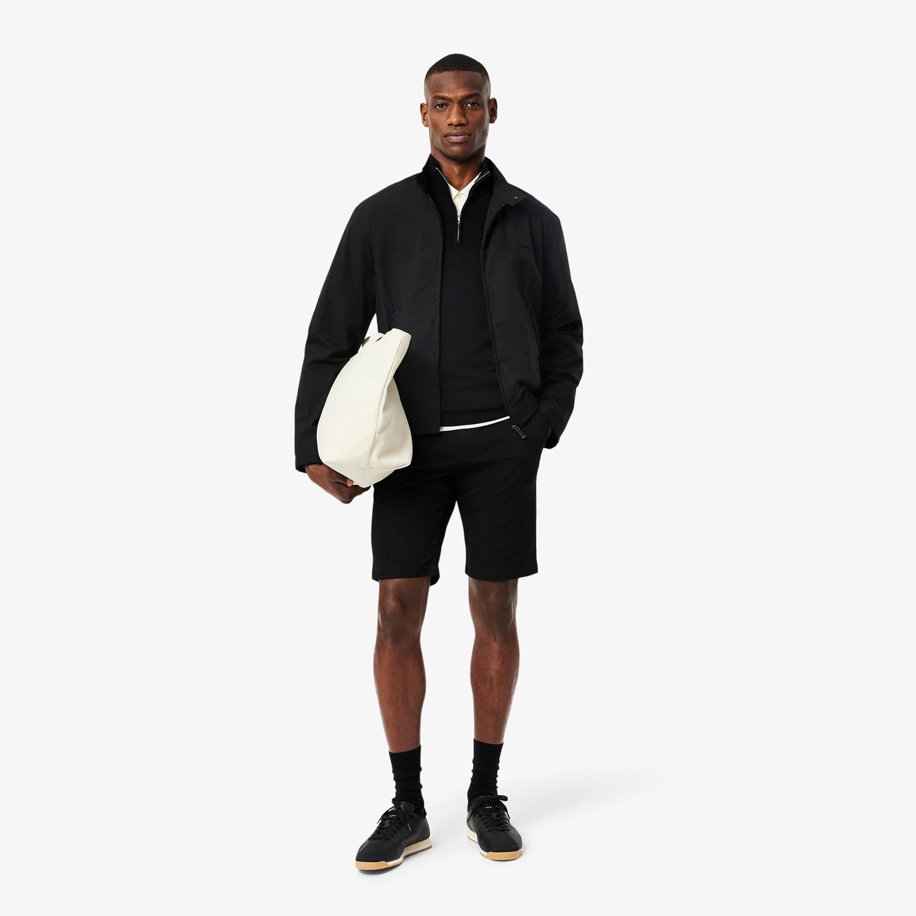 Lacoste Erkek Slim Fit Siyah Bermuda Şort