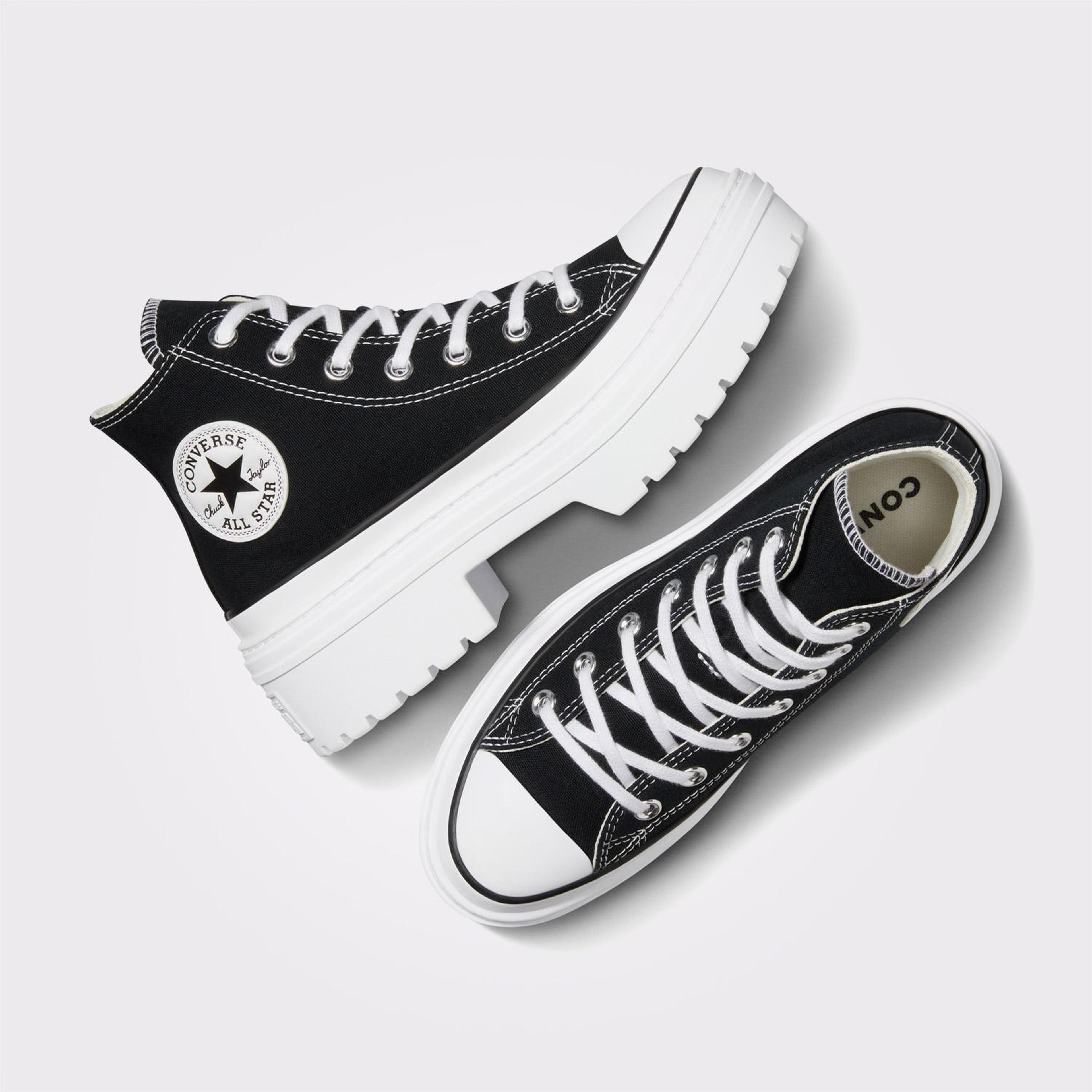 Converse Chuck Taylor All Star Lugged Heel Kadın Siyah Platform Sneaker