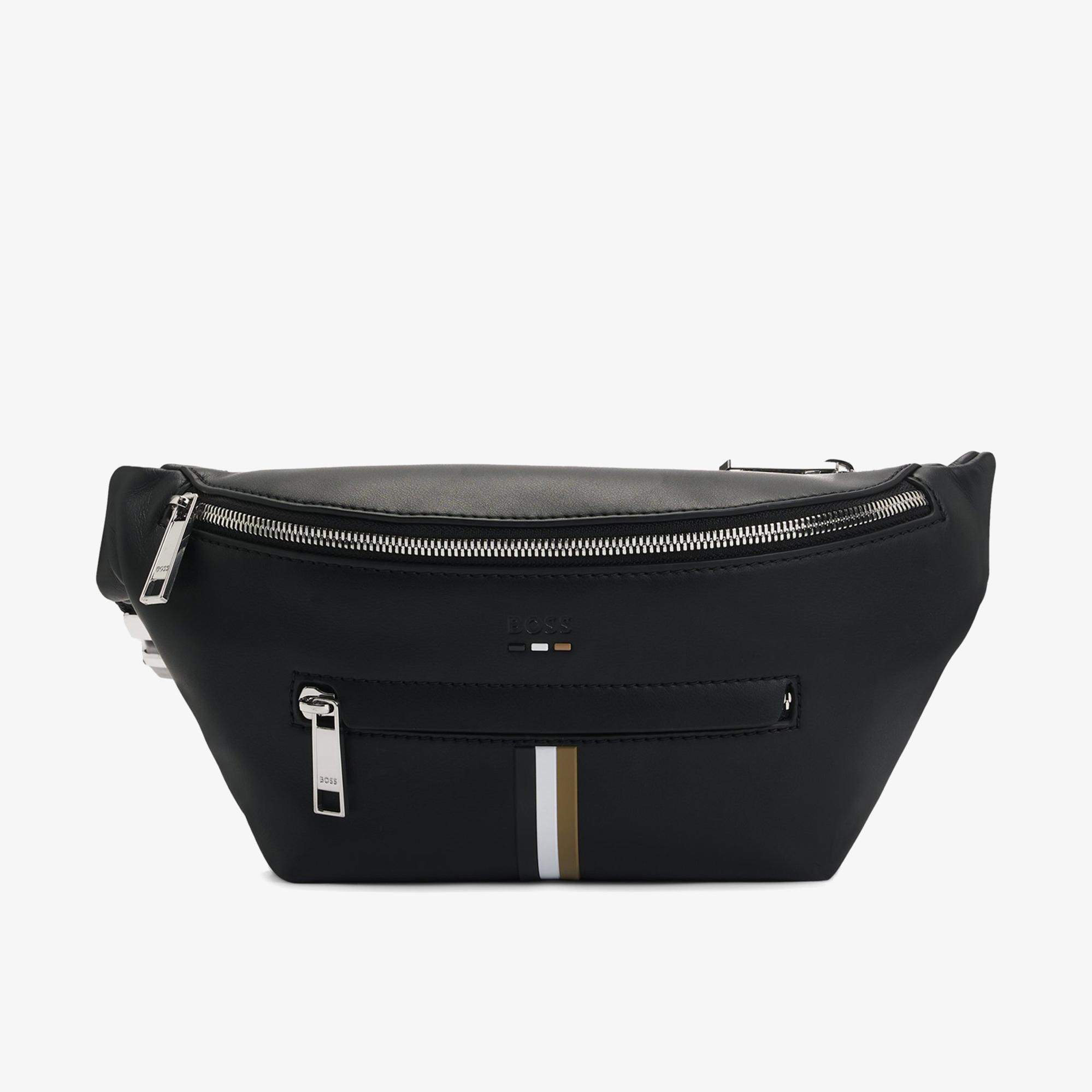 Boss Erkek Siyah Bel Çantası