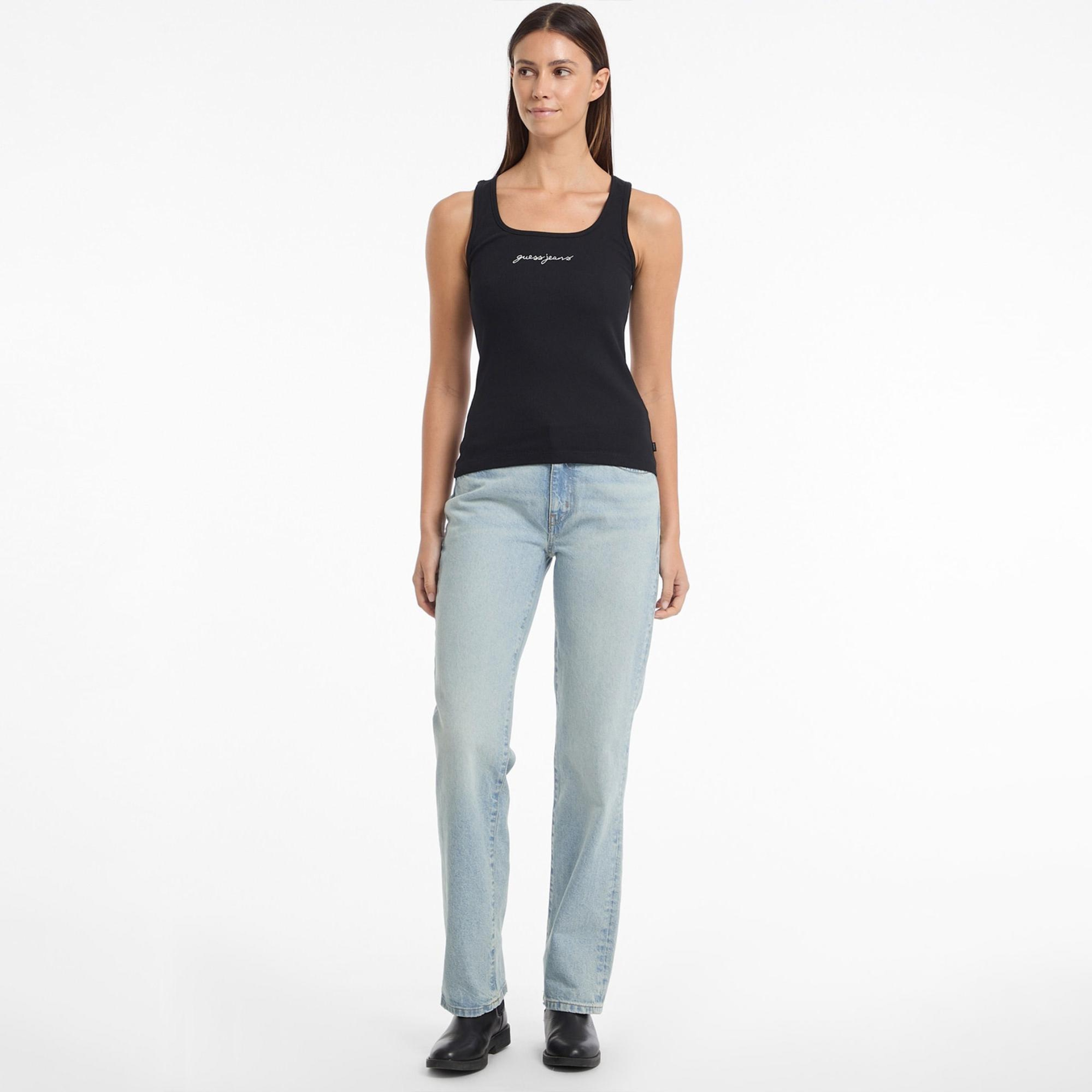 Guess G08 Orta Bel Kadın Mavi Jean