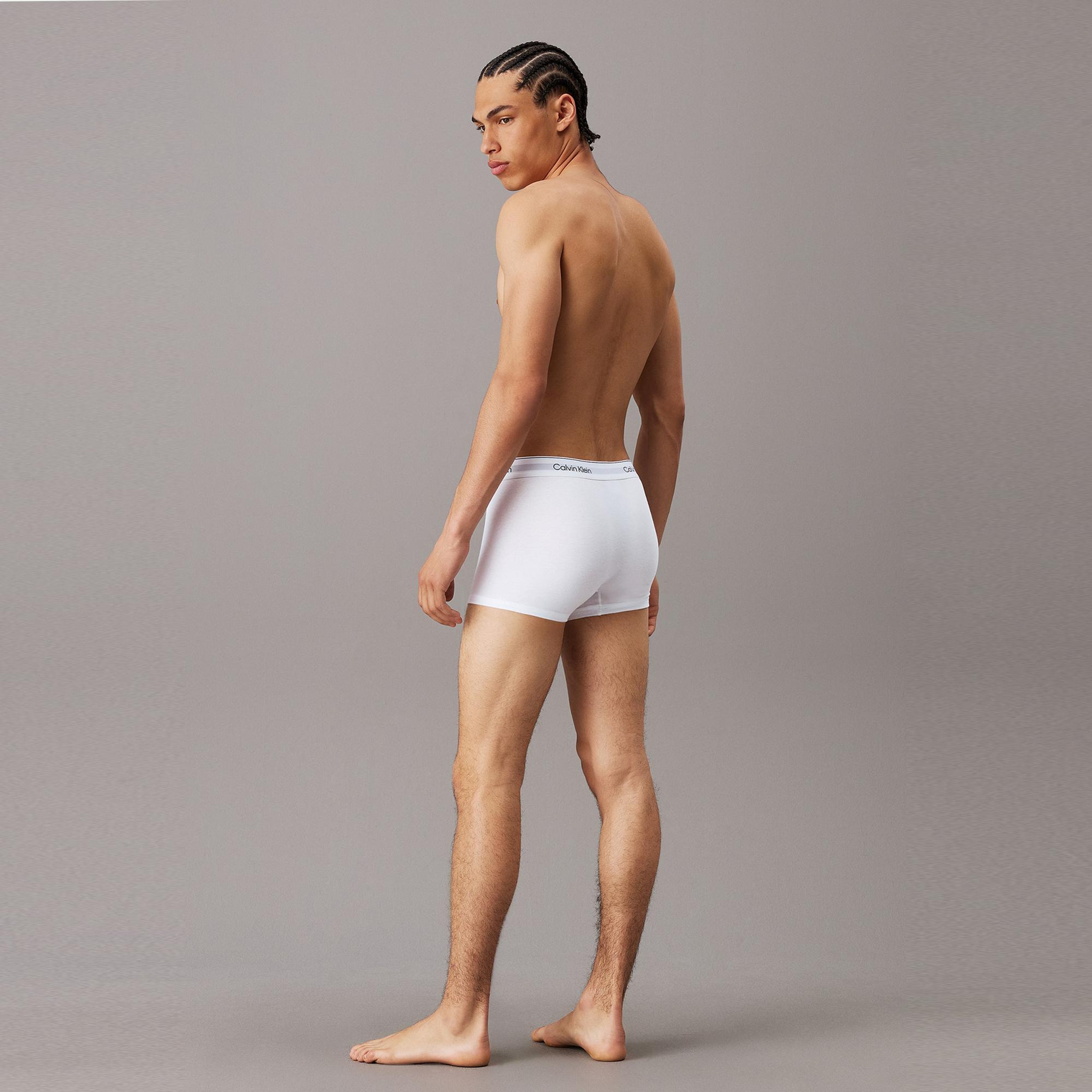 Calvin Klein Trunk 3'lü Erkek Beyaz Boxer