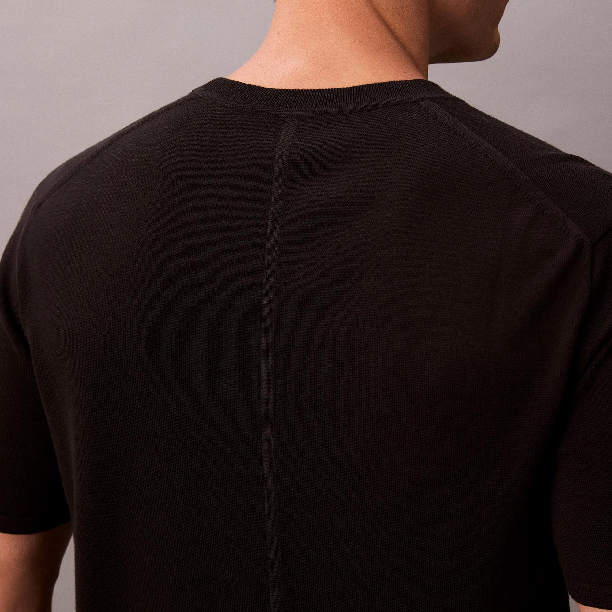 Calvin Klein Supima Erkek Siyah Triko