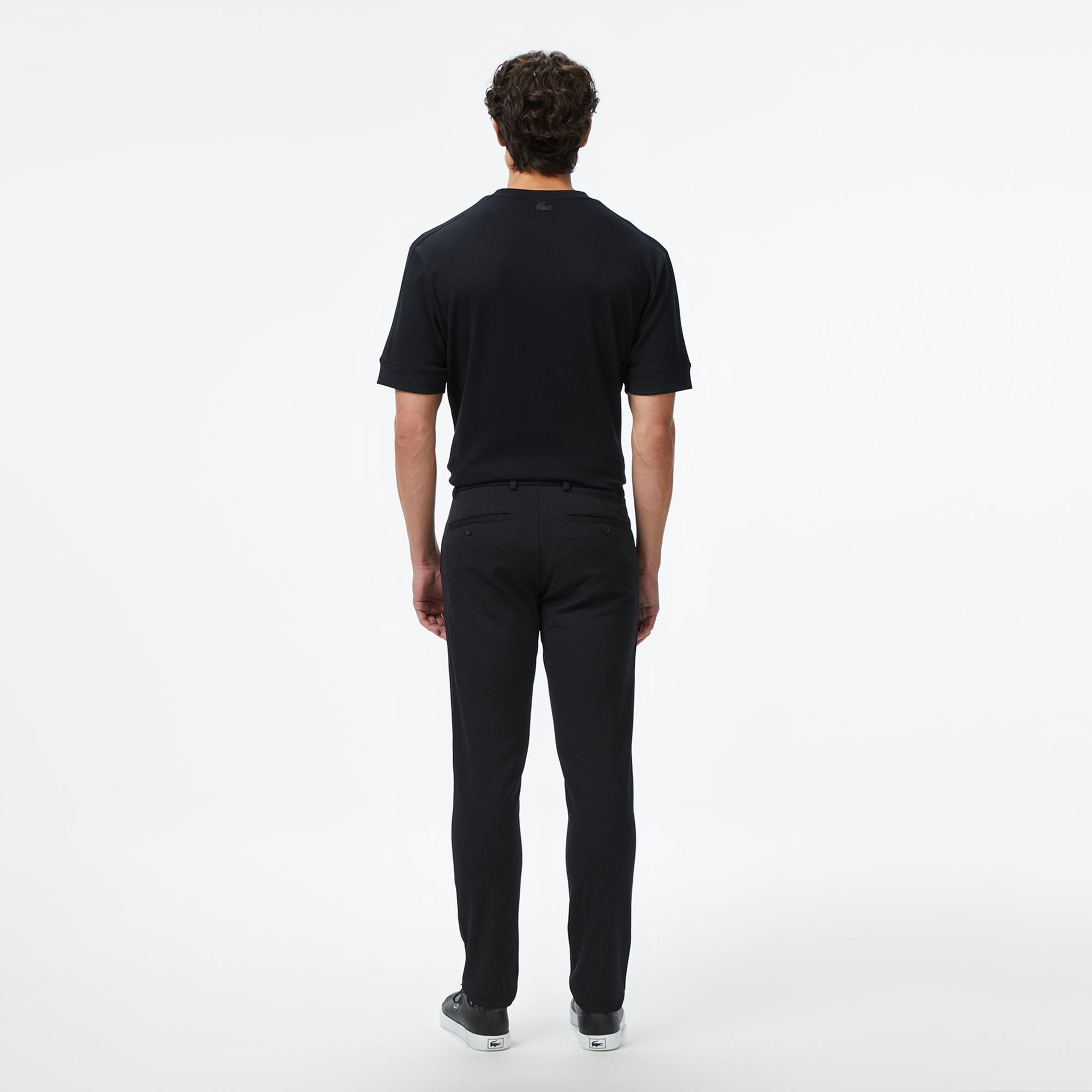 Lacoste Erkek Slim Fit Siyah Chino Pantolon