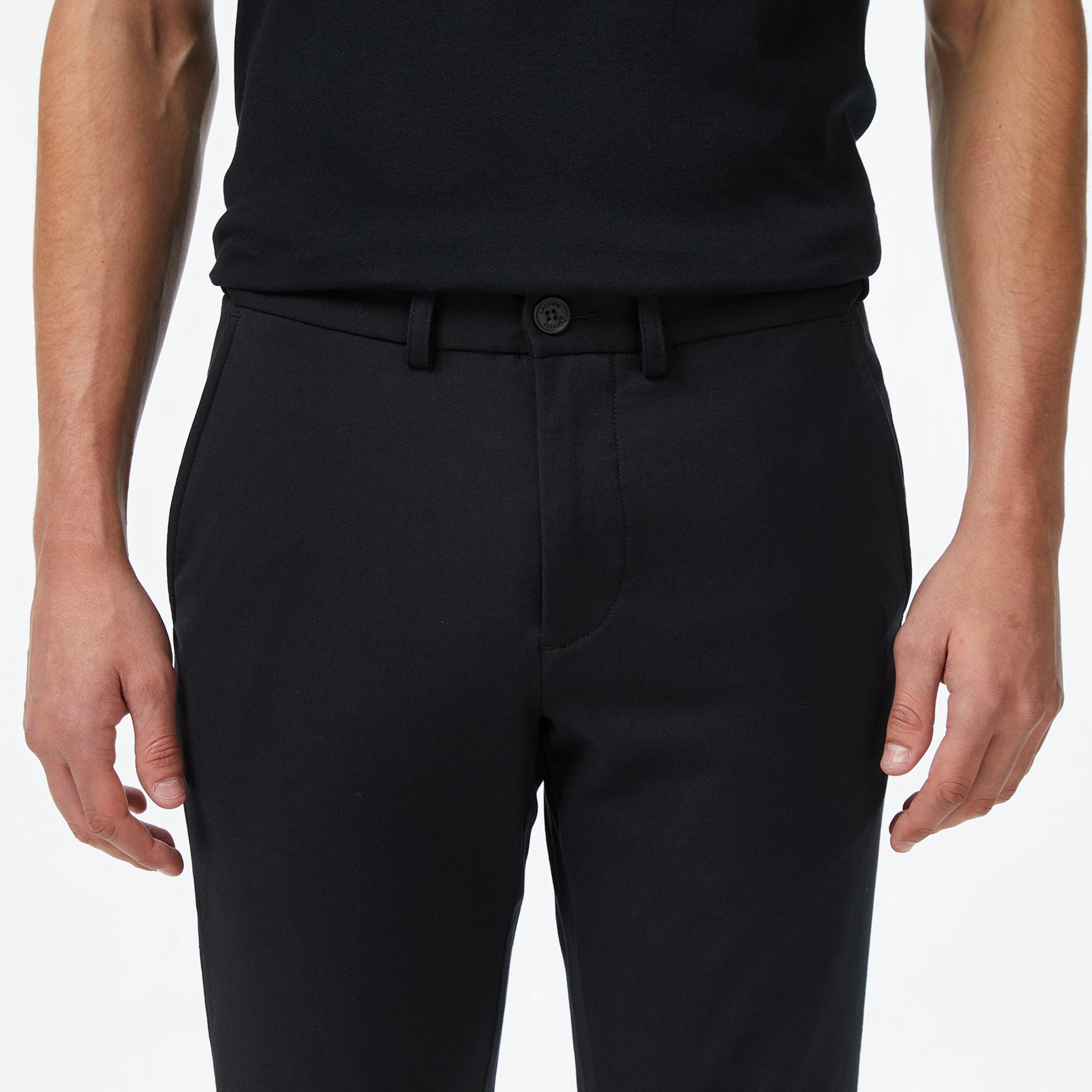 Lacoste Erkek Slim Fit Siyah Chino Pantolon