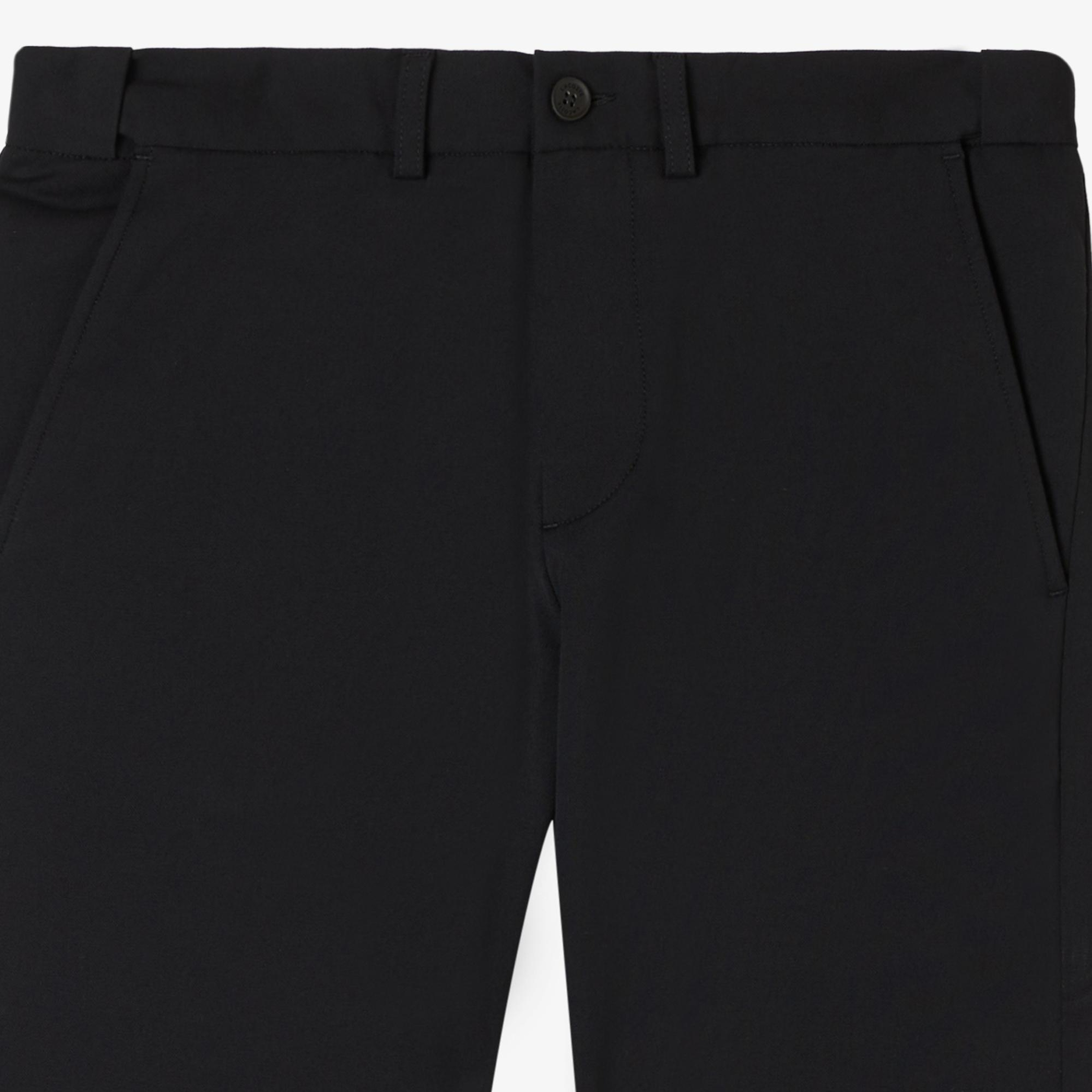 Lacoste Erkek Slim Fit Siyah Chino Pantolon