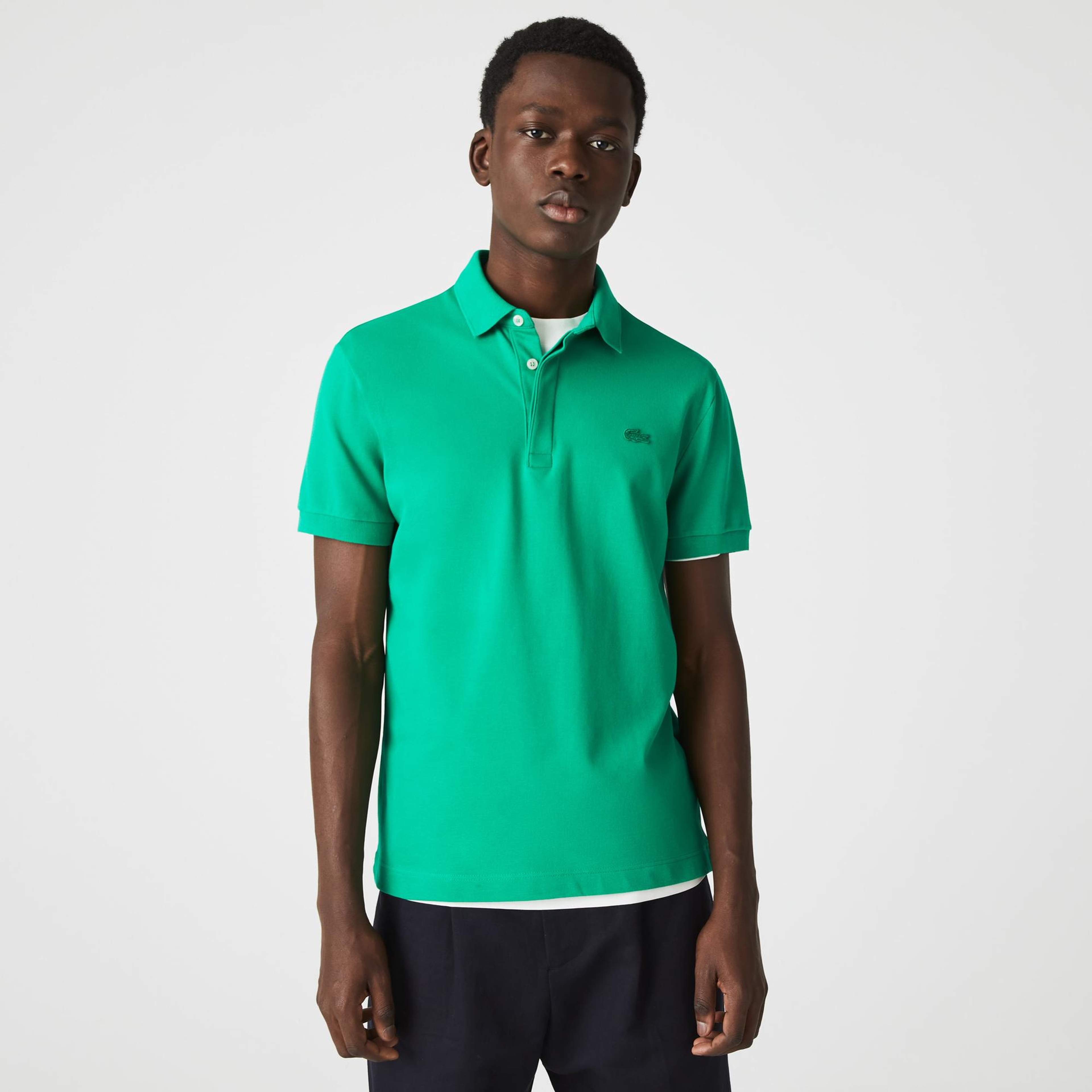 Erkek Regular Fit Yeşil Paris Polo