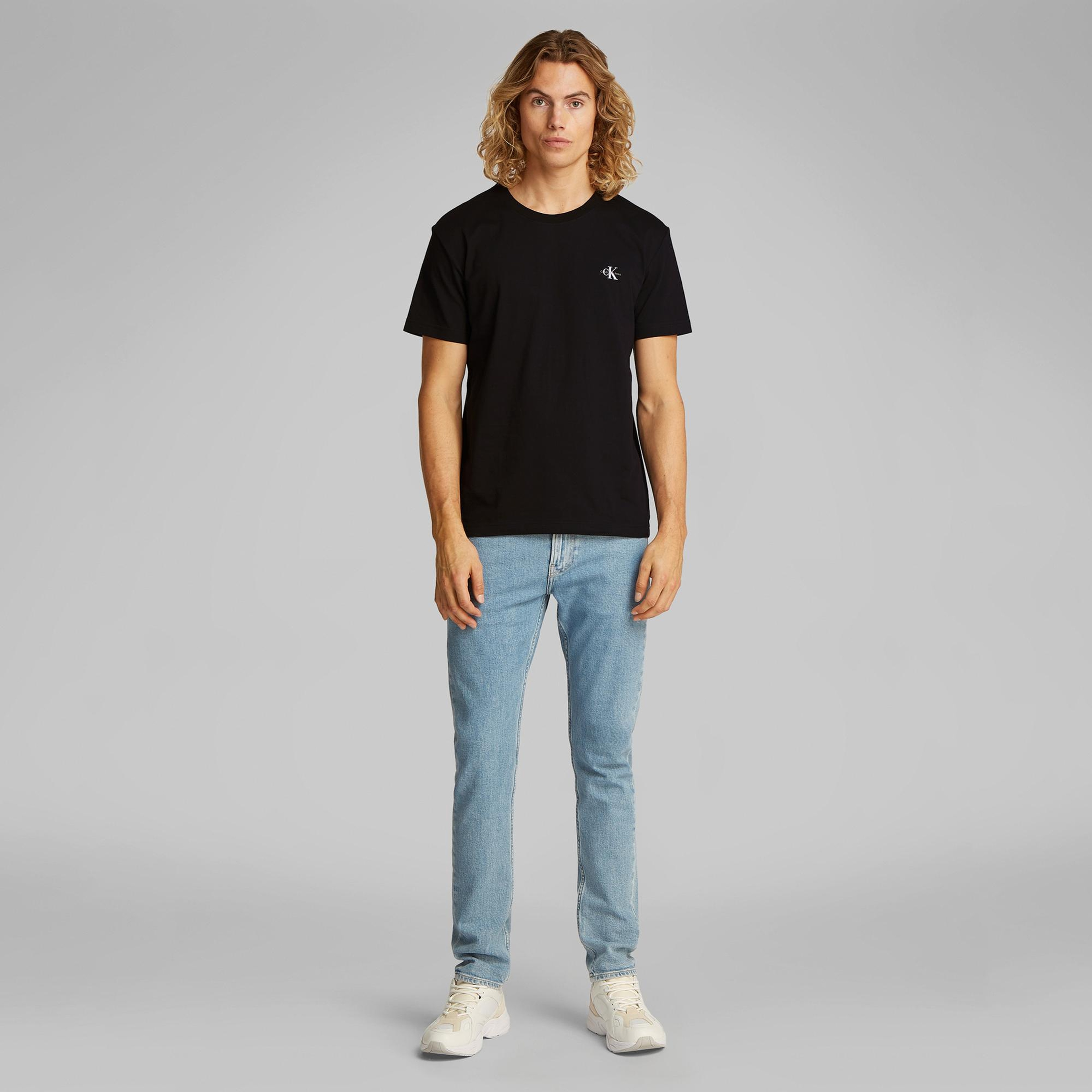 Calvin Klein 2'li Monologo Erkek Siyah T-Shirt