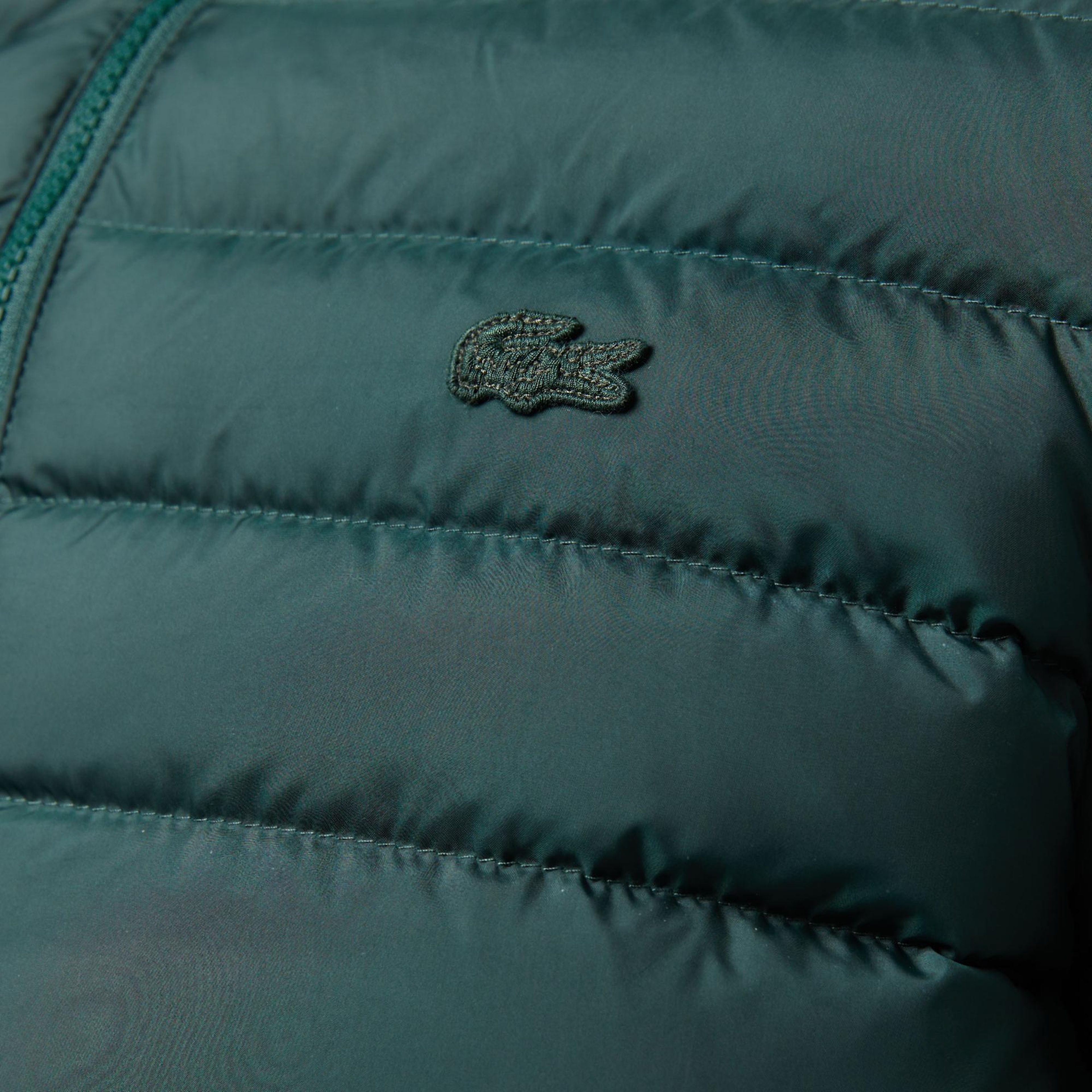 Lacoste Erkek Kapüşonlu Yeşil Mont