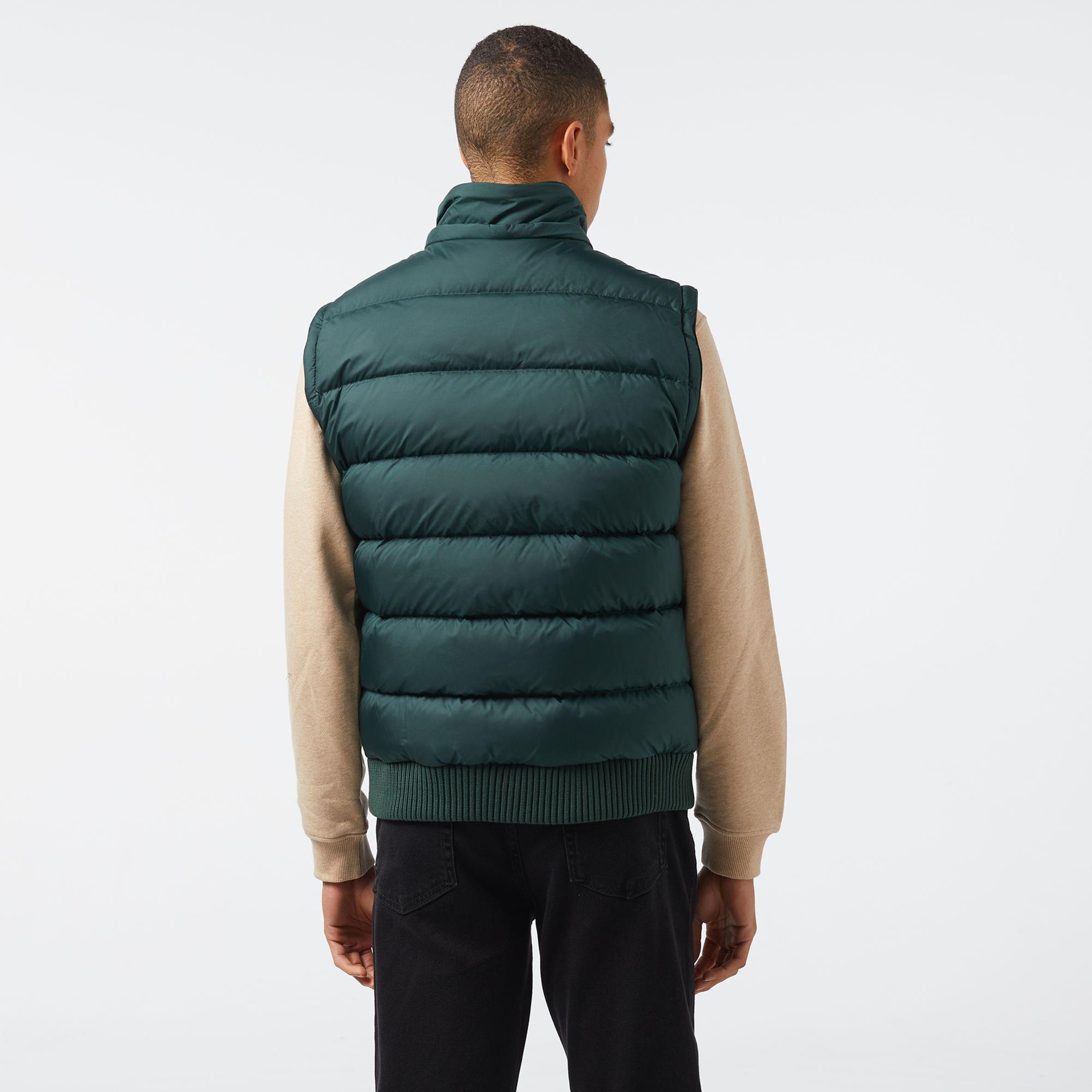 Lacoste Erkek Kapüşonlu Yeşil Mont