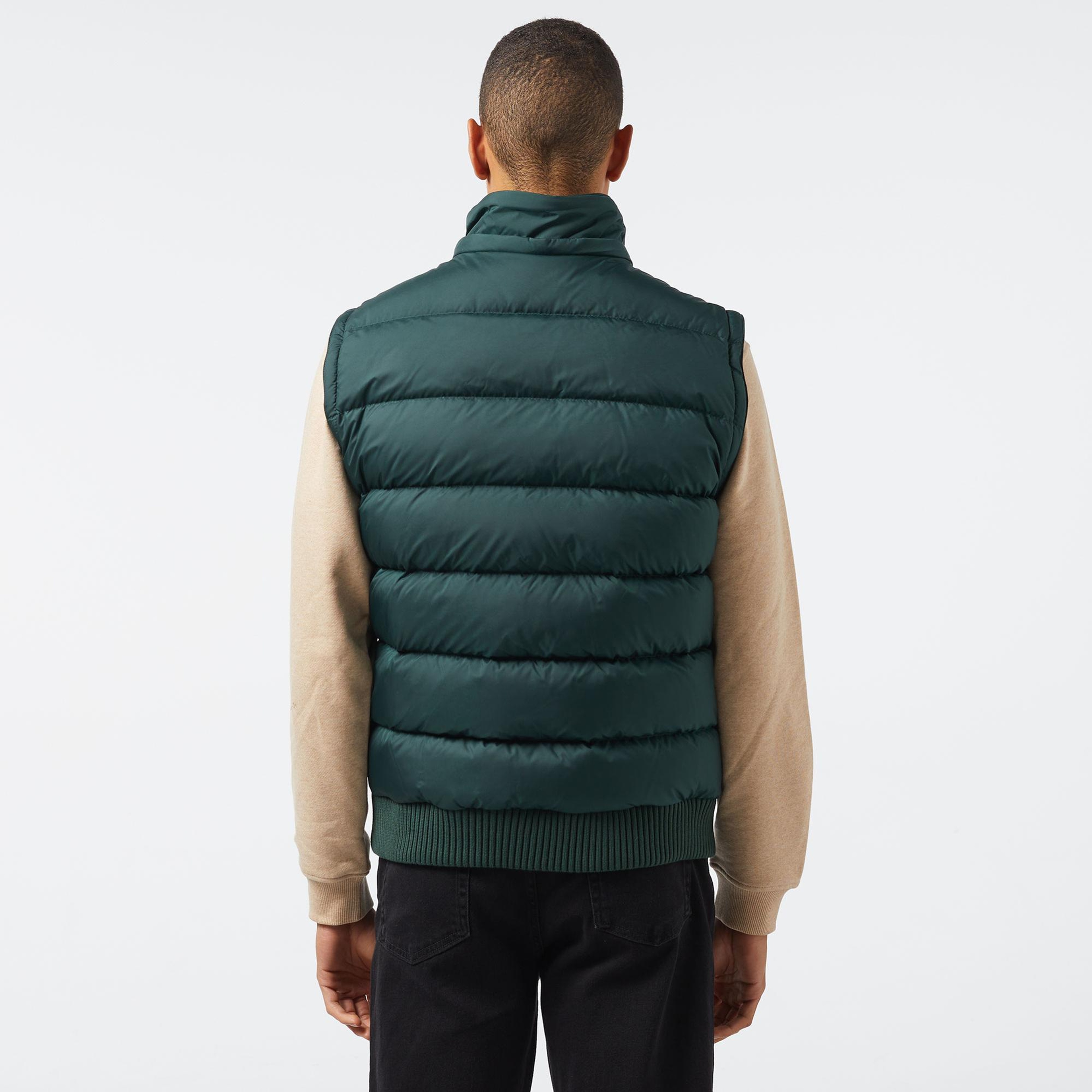 Lacoste Erkek Kapüşonlu Yeşil Mont