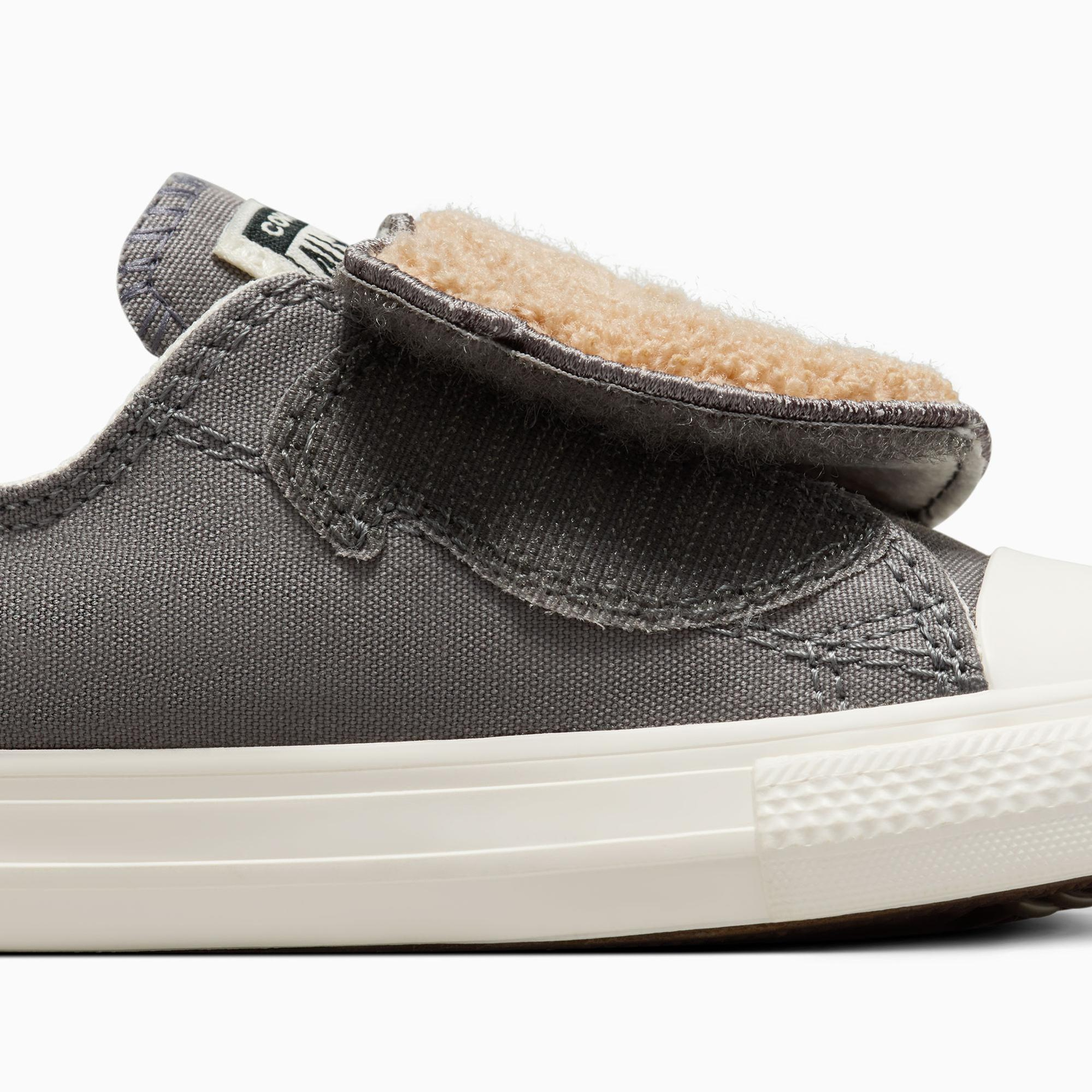 Converse Chuck Taylor All Star One Strap Bebek Gri Sneaker