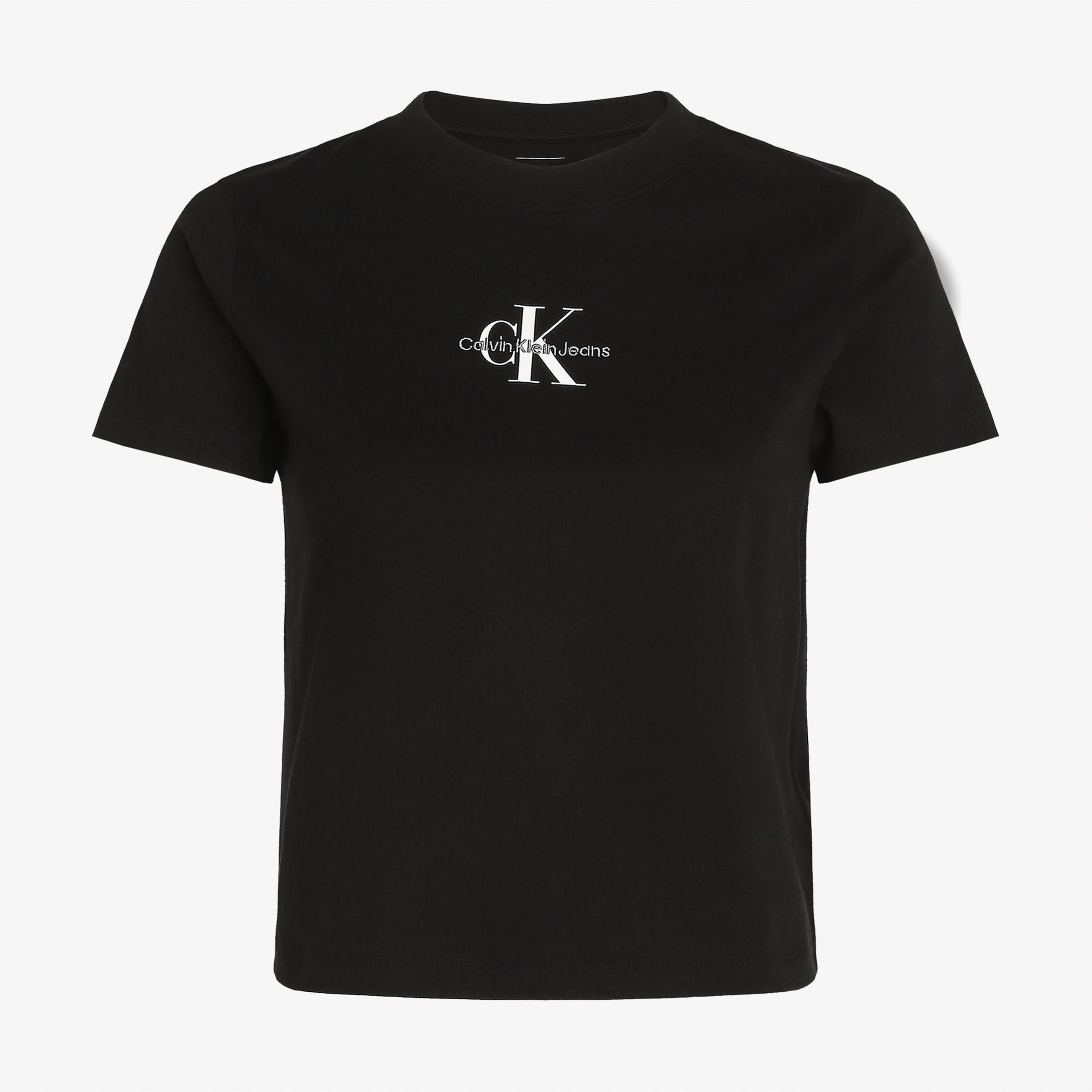 Calvin Klein Monologo Baby Kadın Siyah T-Shirt