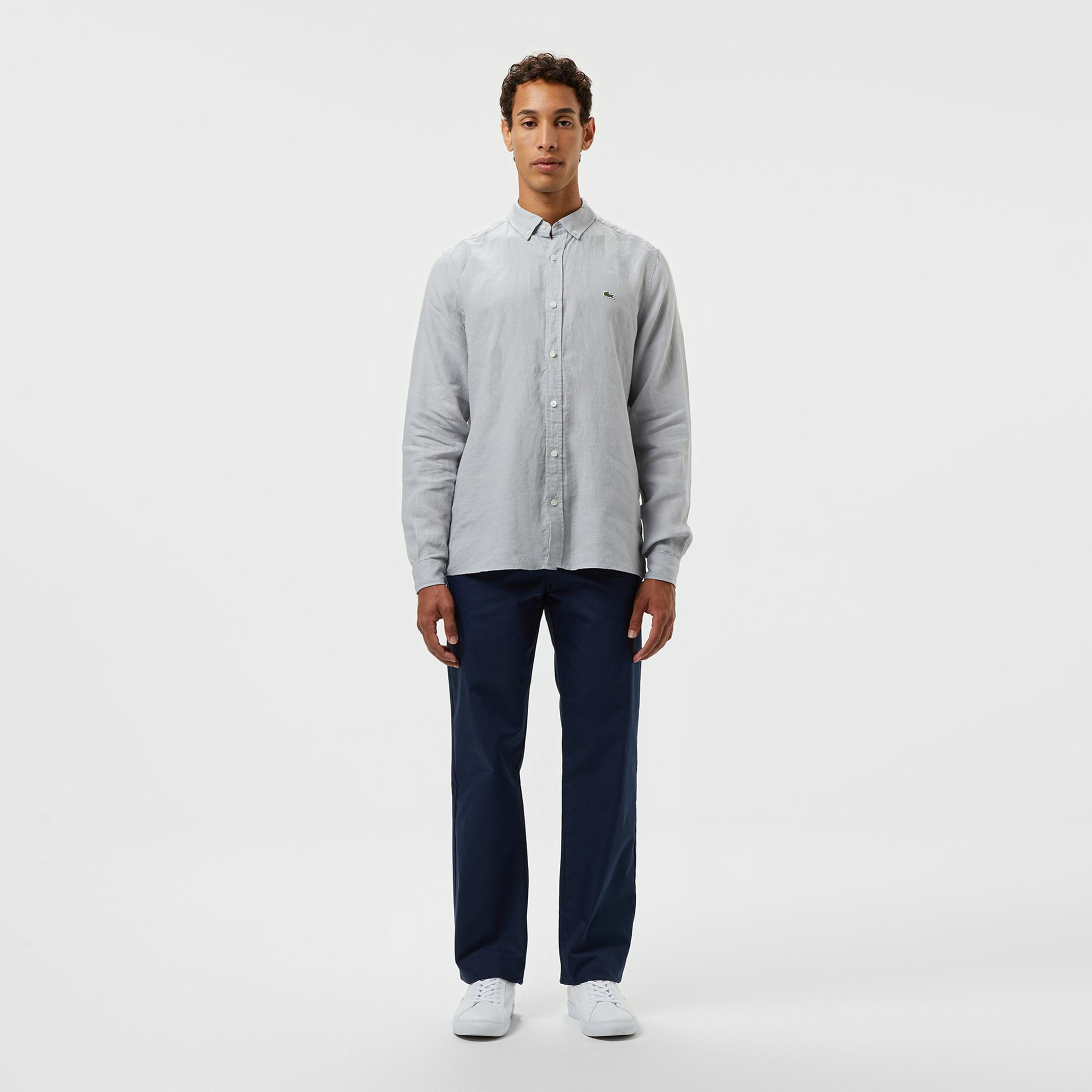 Lacoste Erkek Tapered Fit Lacivert Pantolon