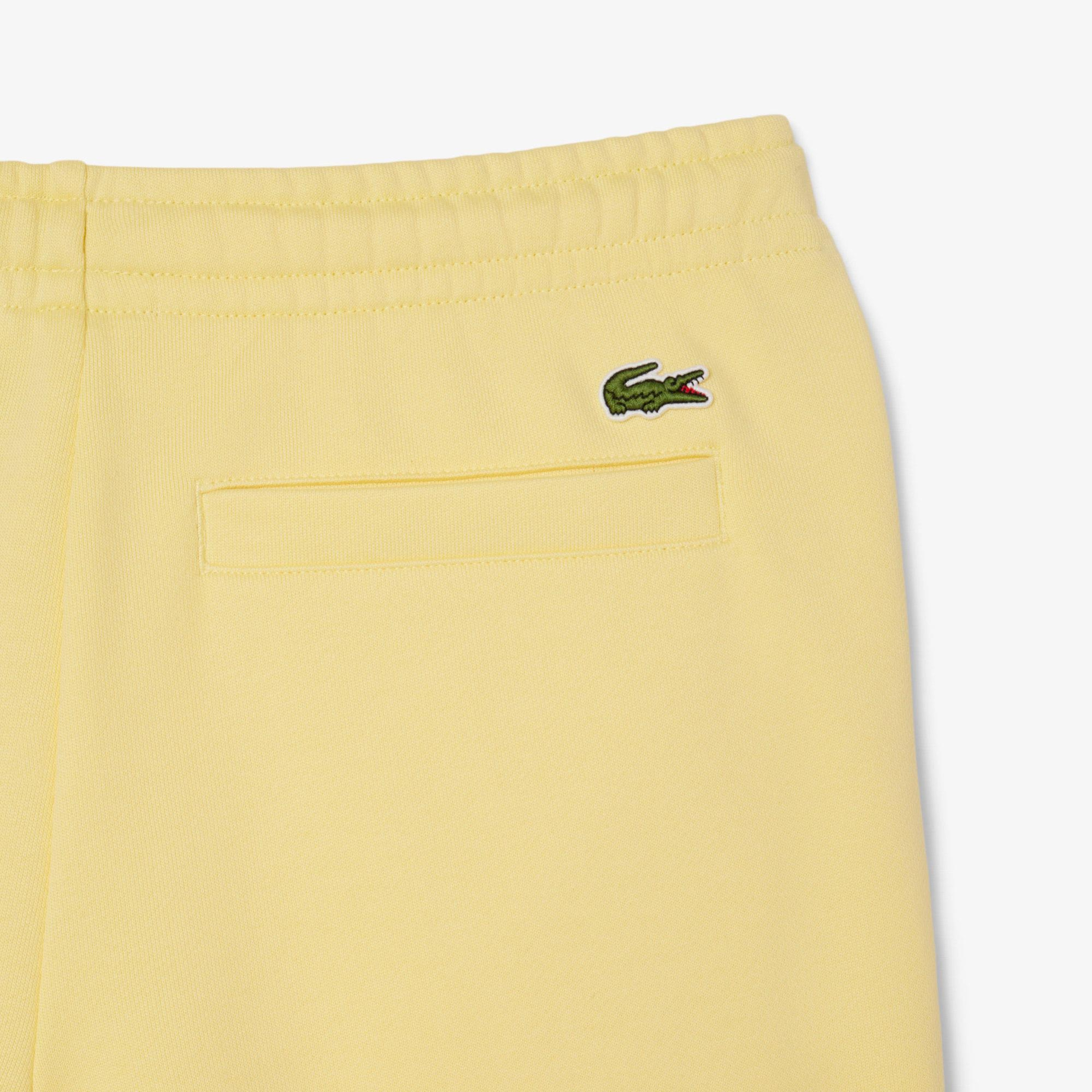 Lacoste Unisex Regular Fit Baskılı Sarı Şort