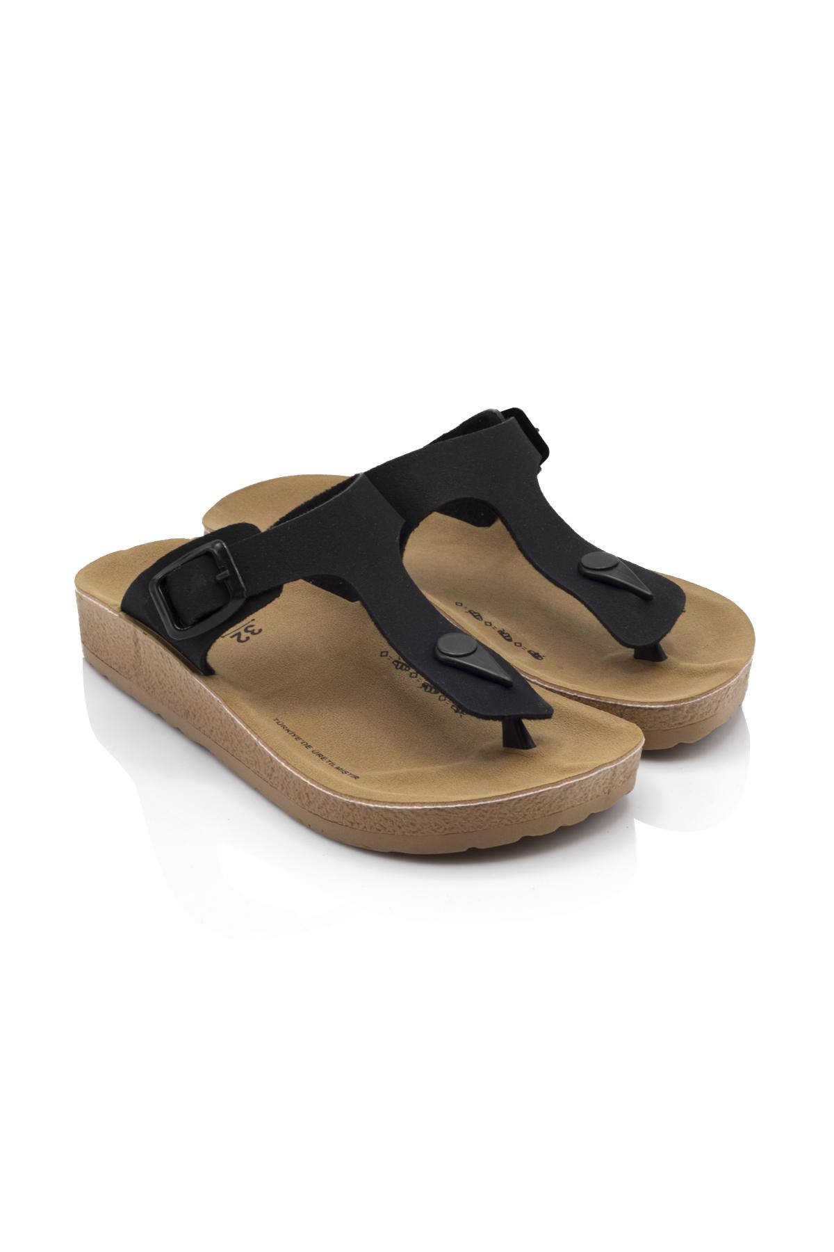 Fredy Çocuk Terlik Siyah 30/35