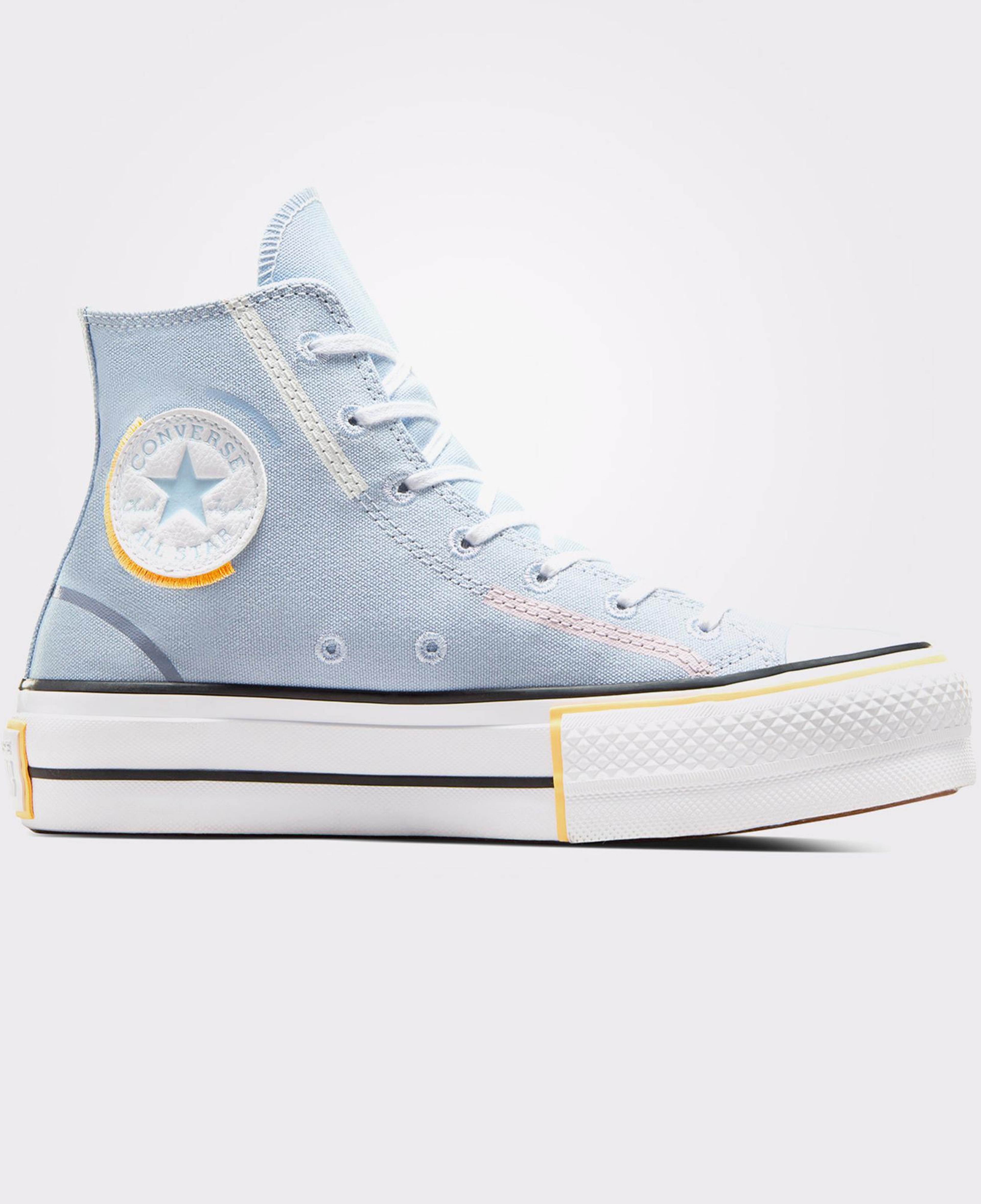 Converse Chuck Taylor All Star Lift Unisex Mavi Platform Sneaker