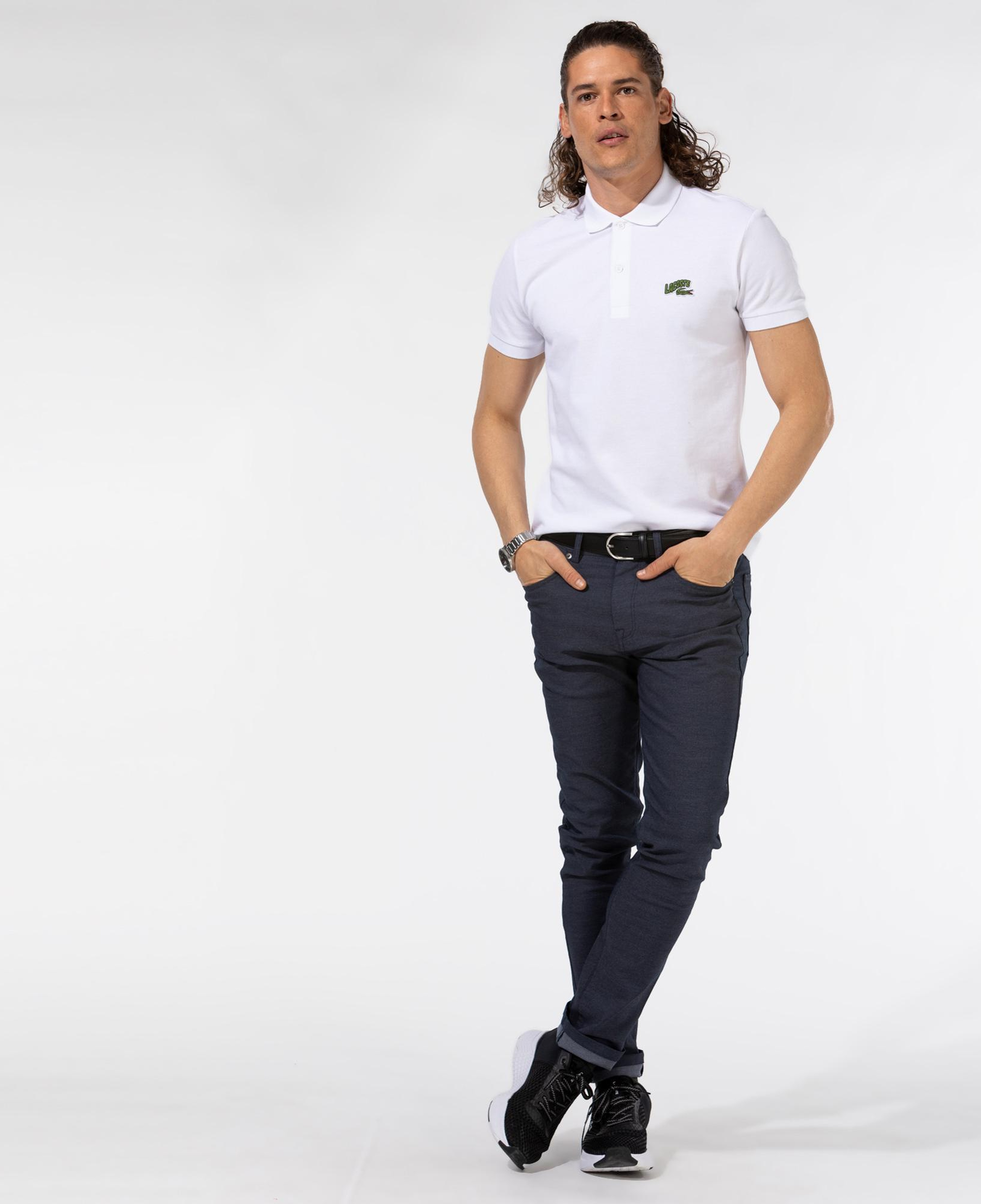 Lacoste Erkek Slim Fit Lacivert Jean Pantolon