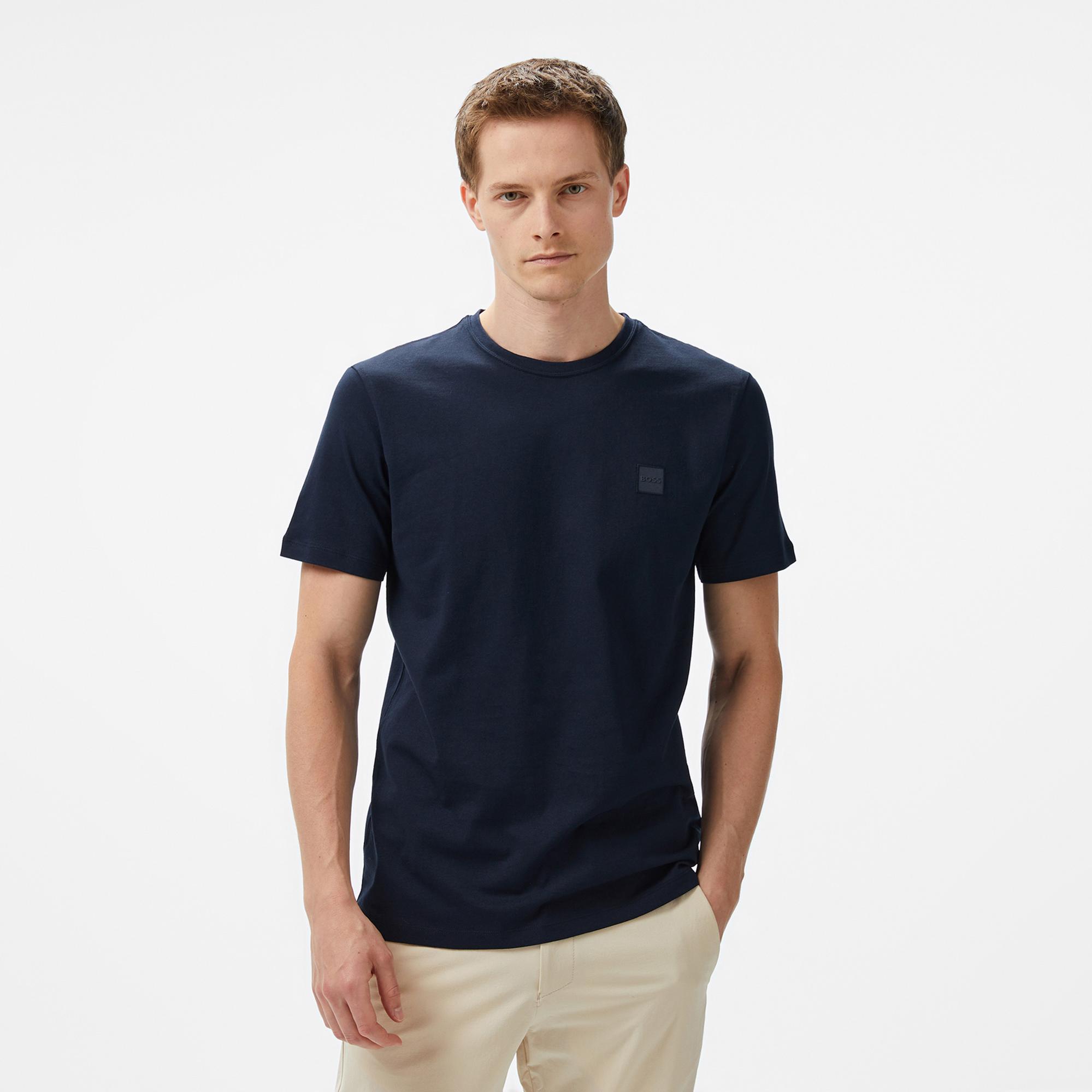 Boss Tales Erkek Mavi T-Shirt