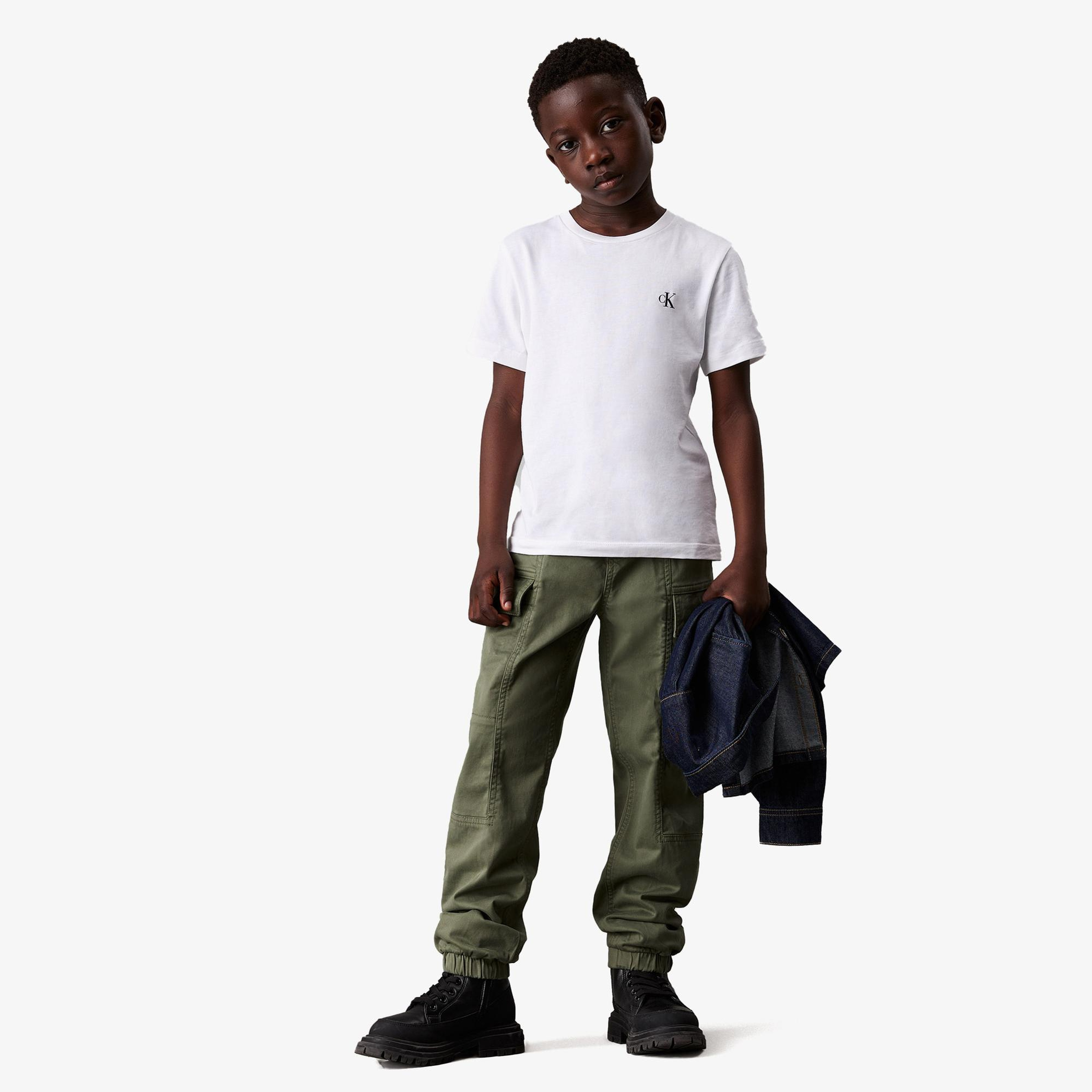 Calvin Klein Çocuk Yeşil Pantolon