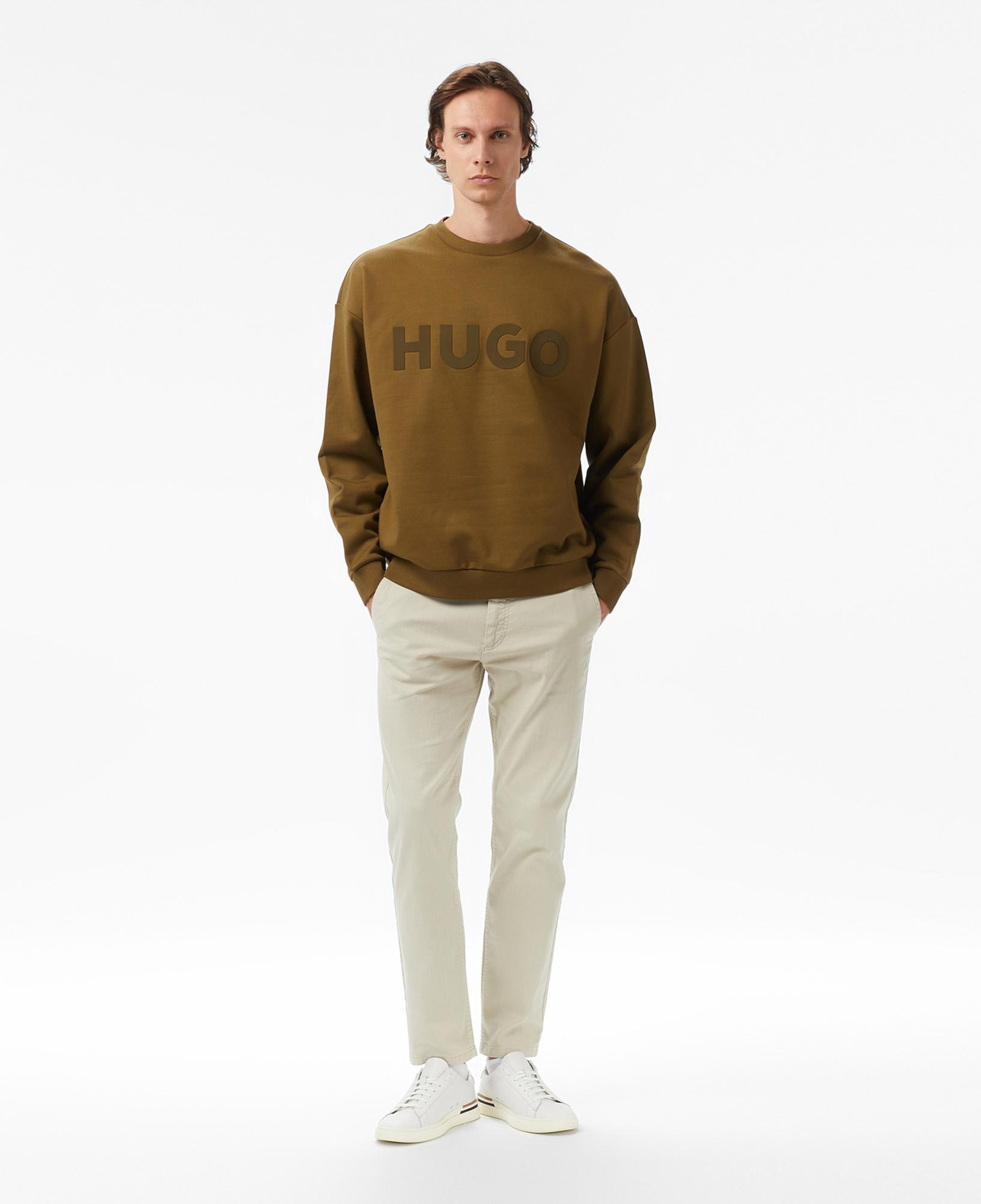 Hugo Dinex Erkek Haki Sweatshirt
