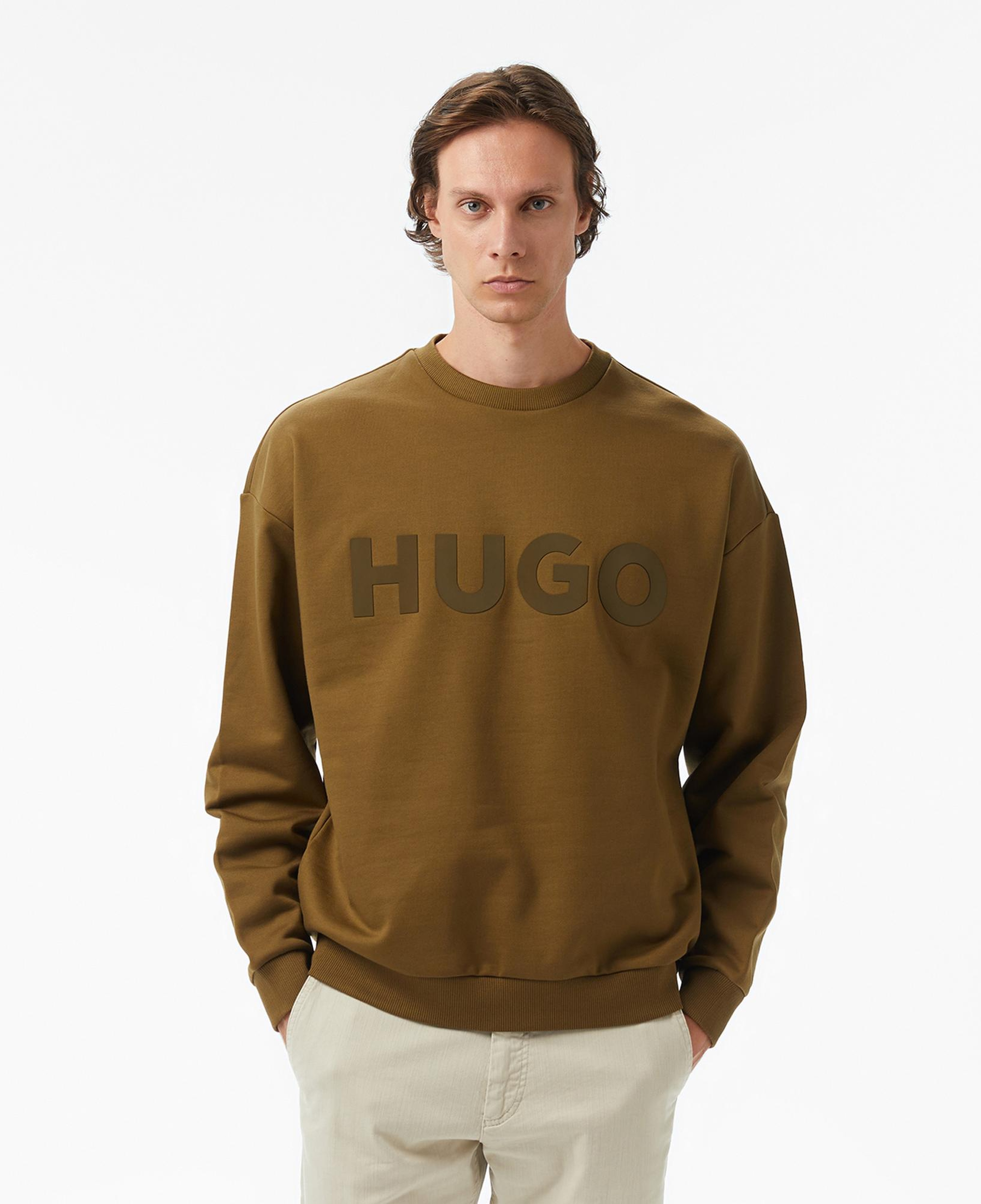 Hugo Dinex Erkek Haki Sweatshirt