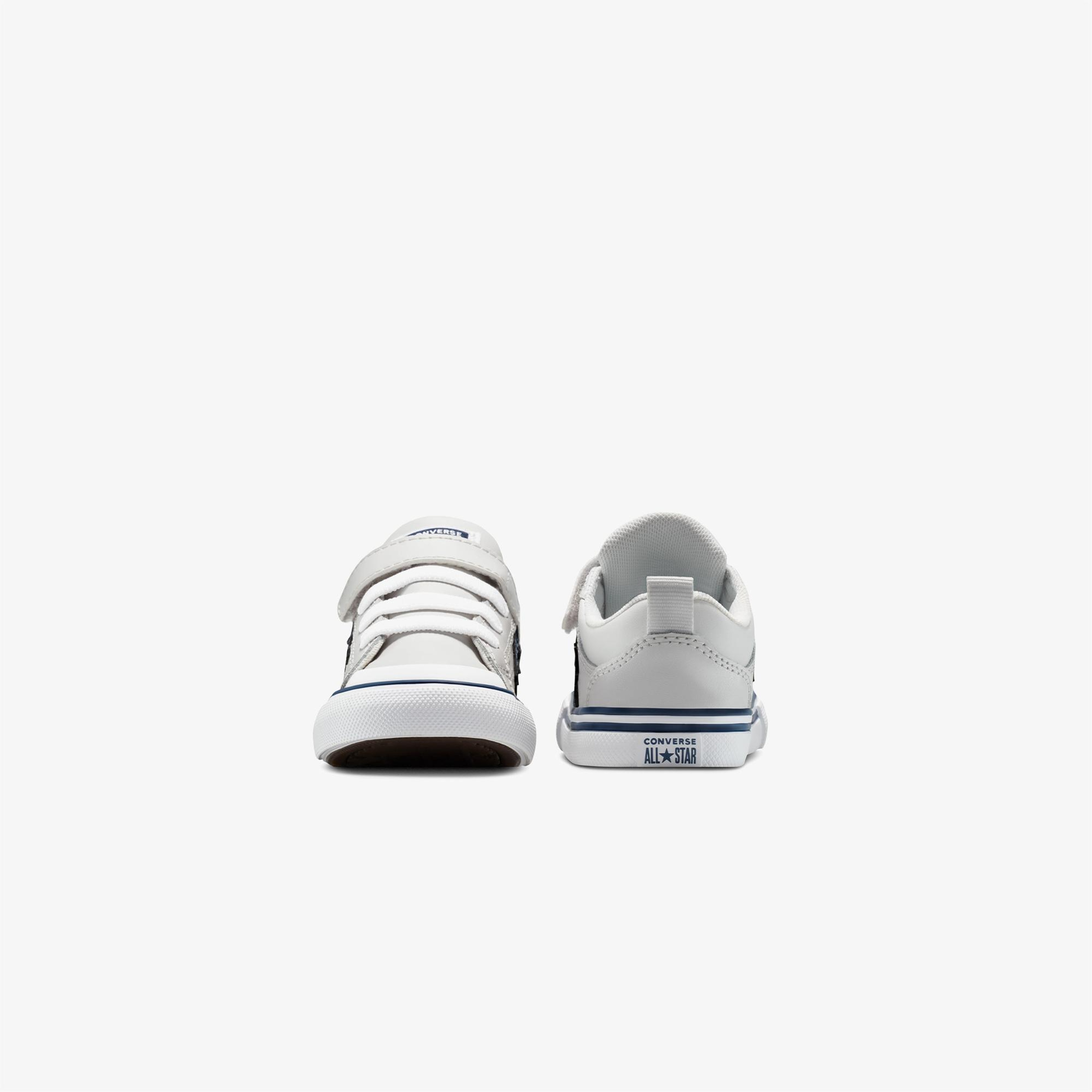 Converse Pro Blaze Strap Leather Easy On Çocuk Gri Sneaker