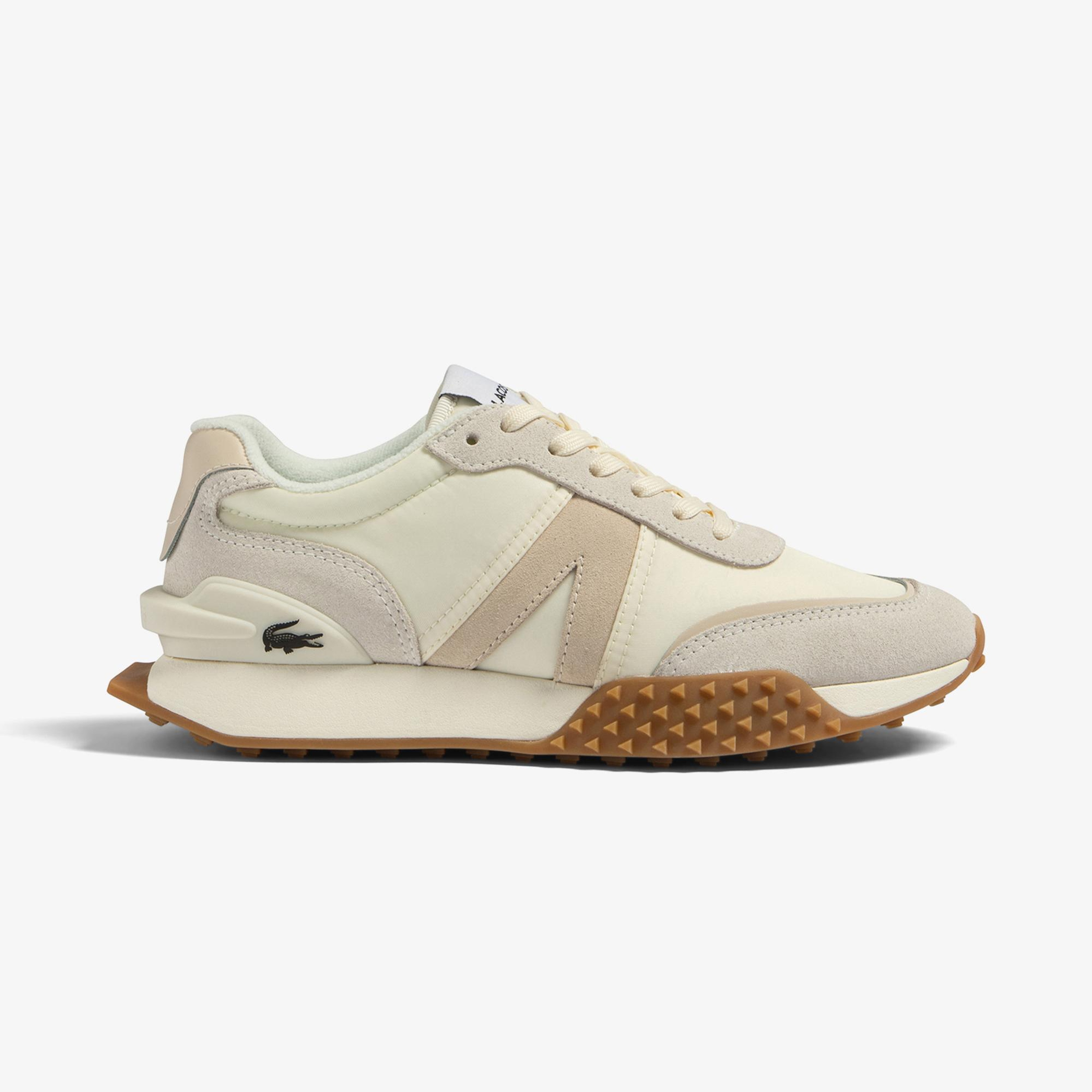 Lacoste L-Spin Deluxe Kadın Bej Sneaker