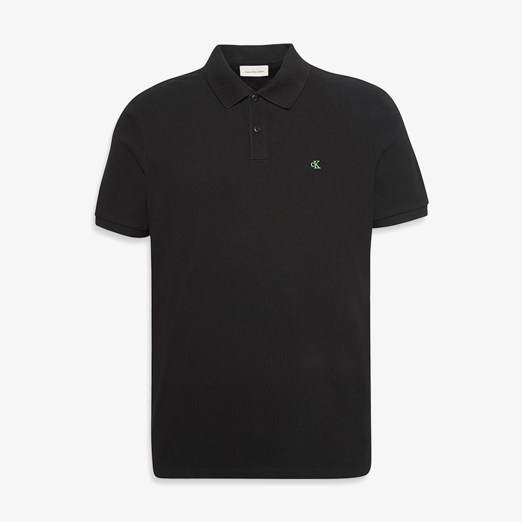 Calvin Klein Casual Pique Classic Erkek Siyah Polo