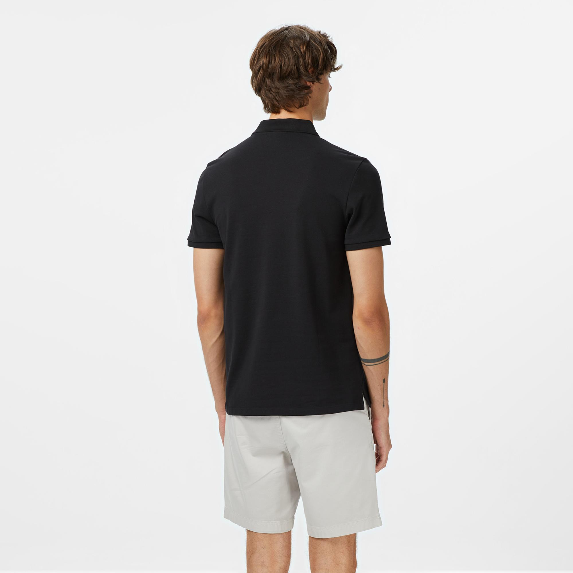 Calvin Klein Casual Pique Classic Erkek Siyah Polo
