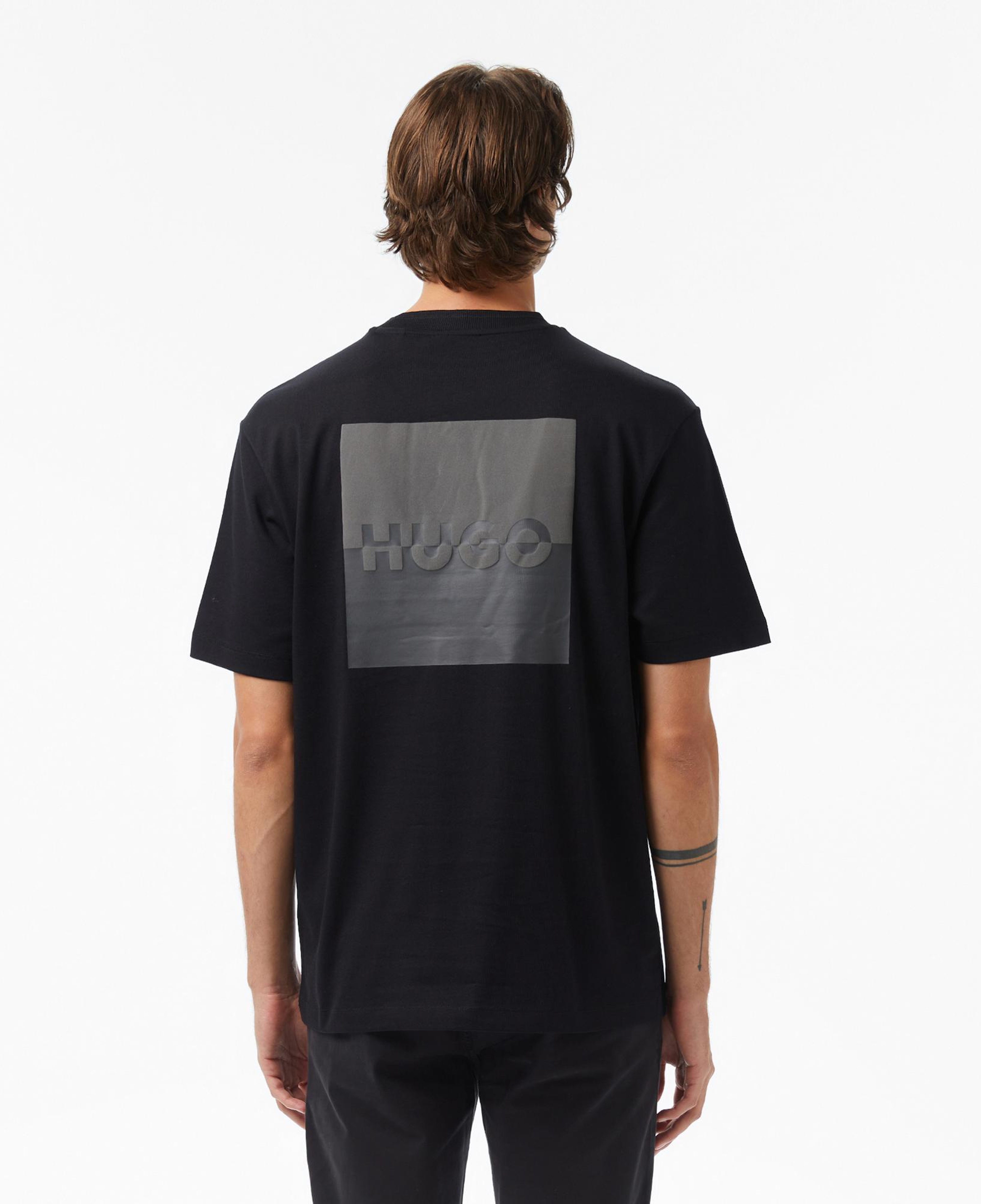 Hugo Dusplito Erkek Siyah T-Shirt