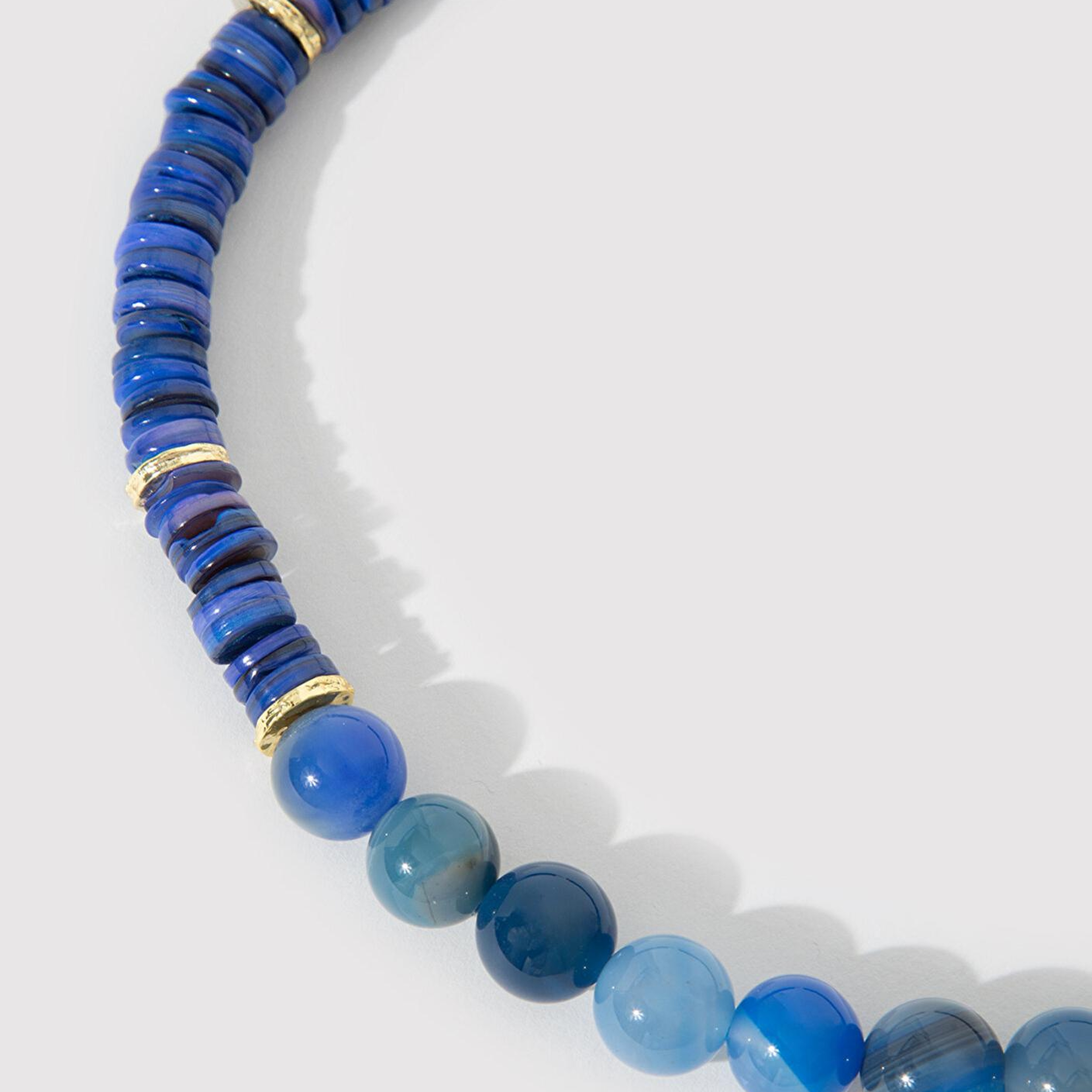 Mavi Doğal Taşlı Mavi Kolye 1912514-83077