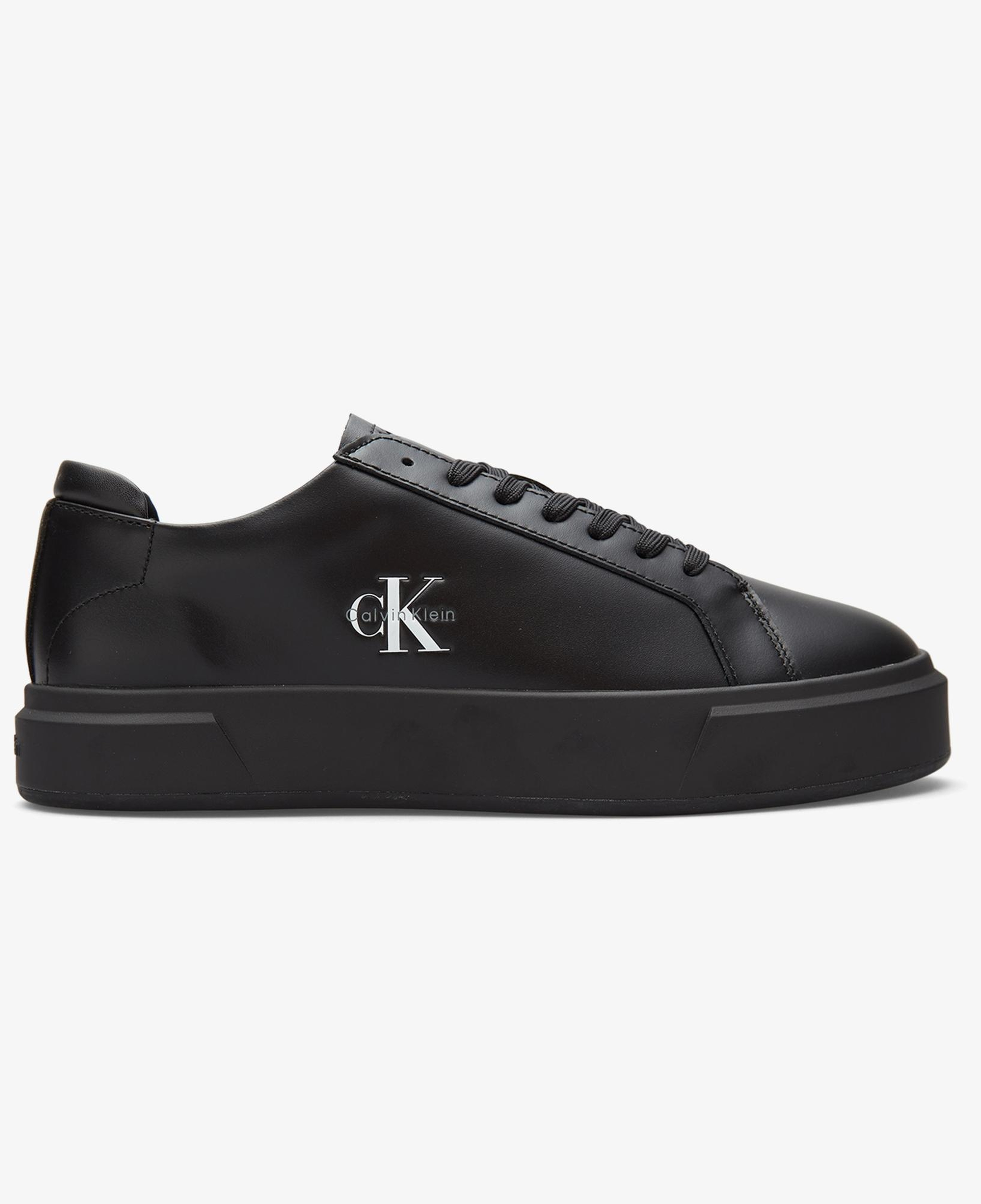 Calvin Klein Basket Cupsole Lace Up Erkek Siyah Sneaker