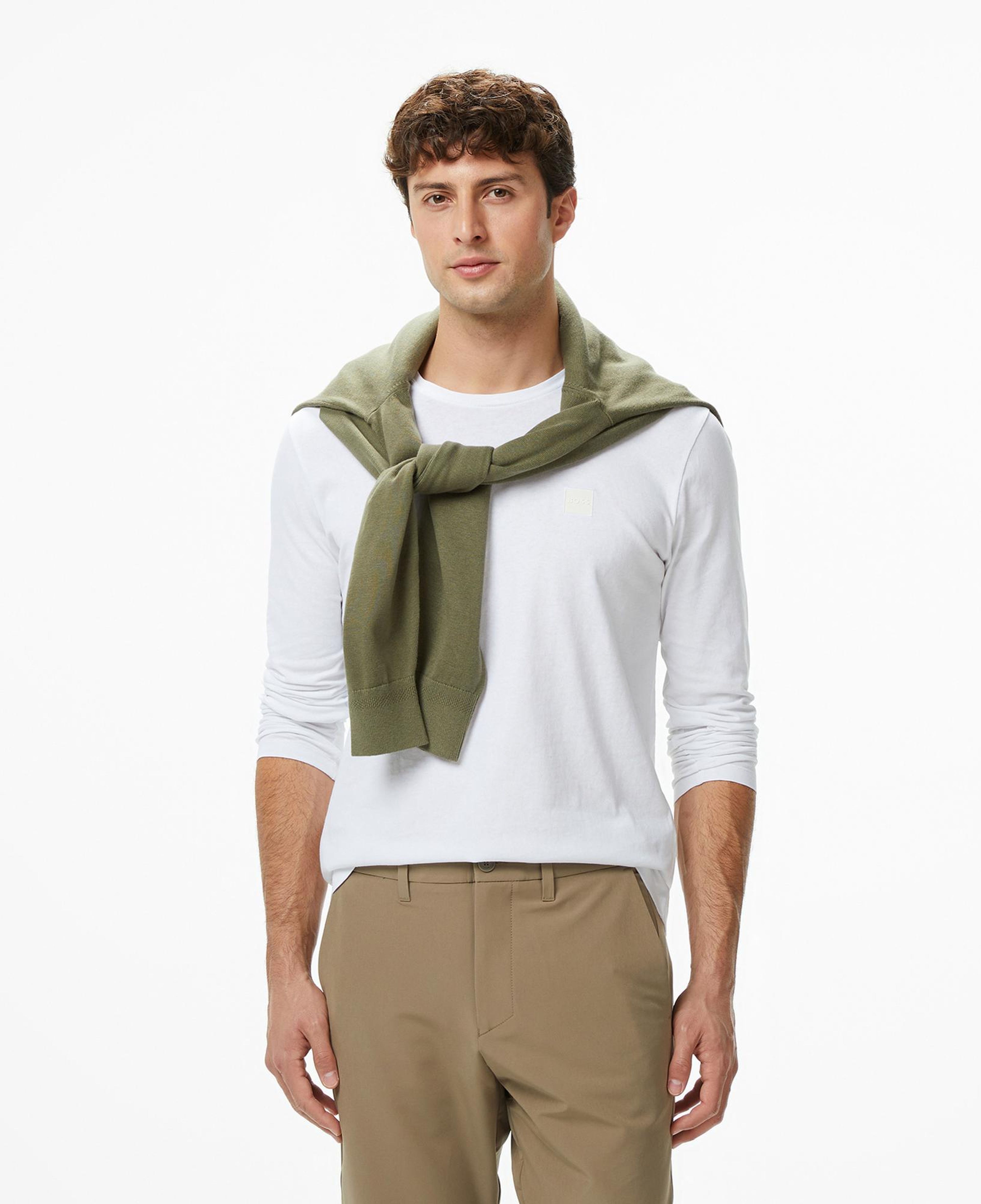 Boss Tacks Erkek Beyaz T-Shirt