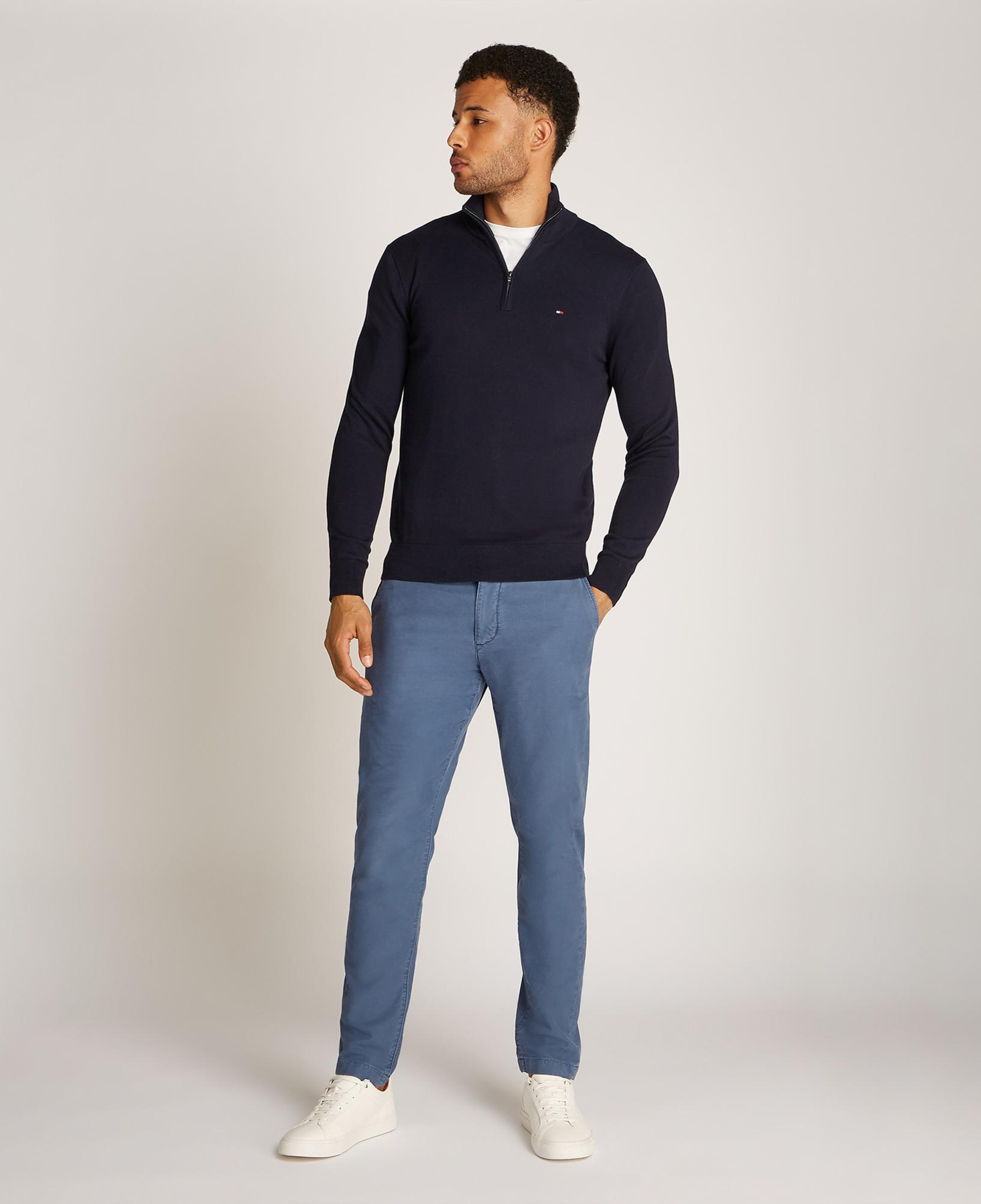 Tommy Hilfiger Erkek Triko Lacivert Kazak