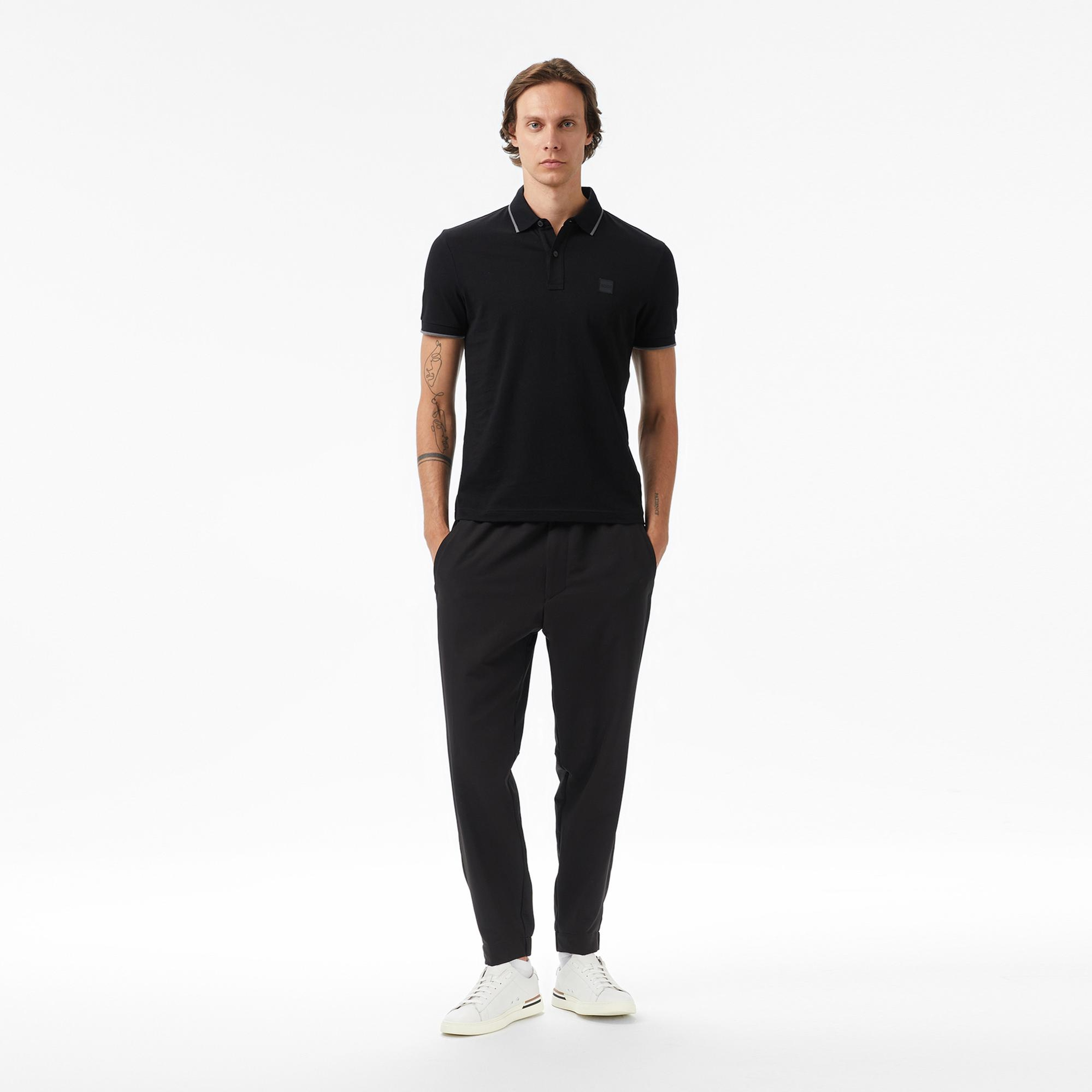 Boss Passertip Erkek Siyah Polo