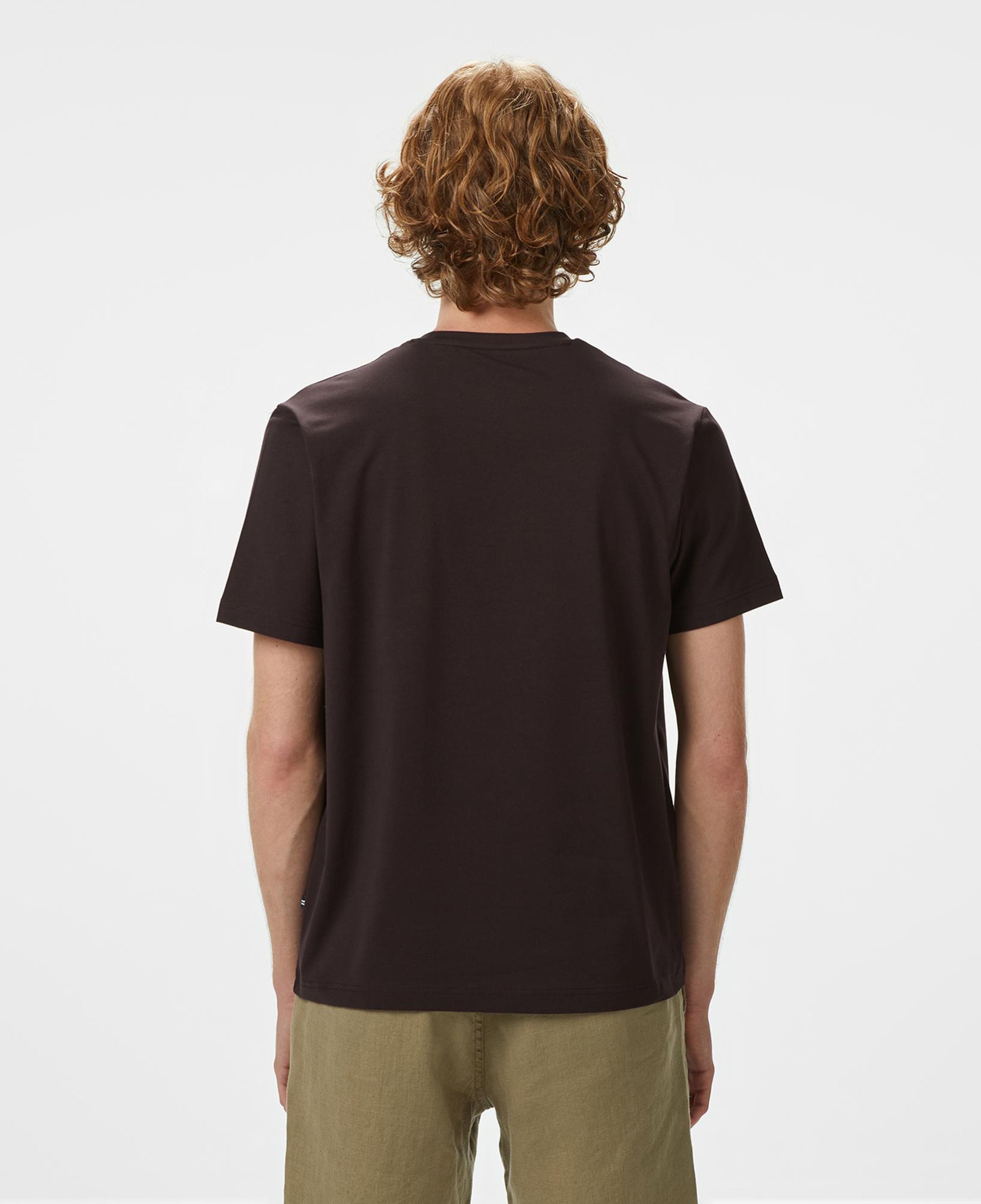 Nautica Erkek Kahverengi Classic Fit T-Shirt