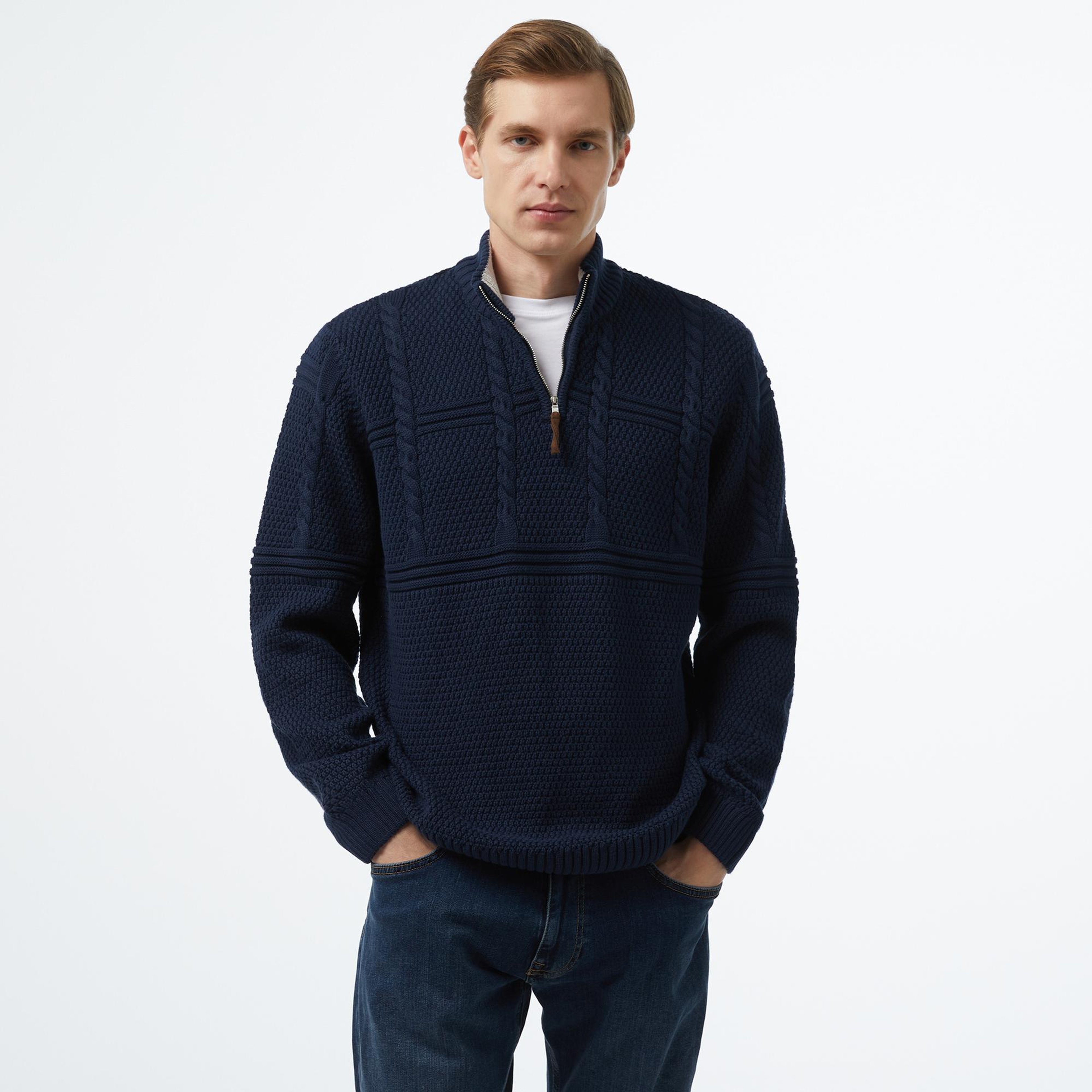 Nautica Erkek Lacivert Regular Fit Kazak